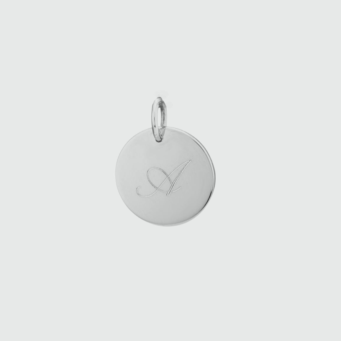 12mm Sterling Silver Disc Pendant - Engravable Small Jewelry for Women - Perfect for Necklaces, Gifts & Personalized Keepsakes