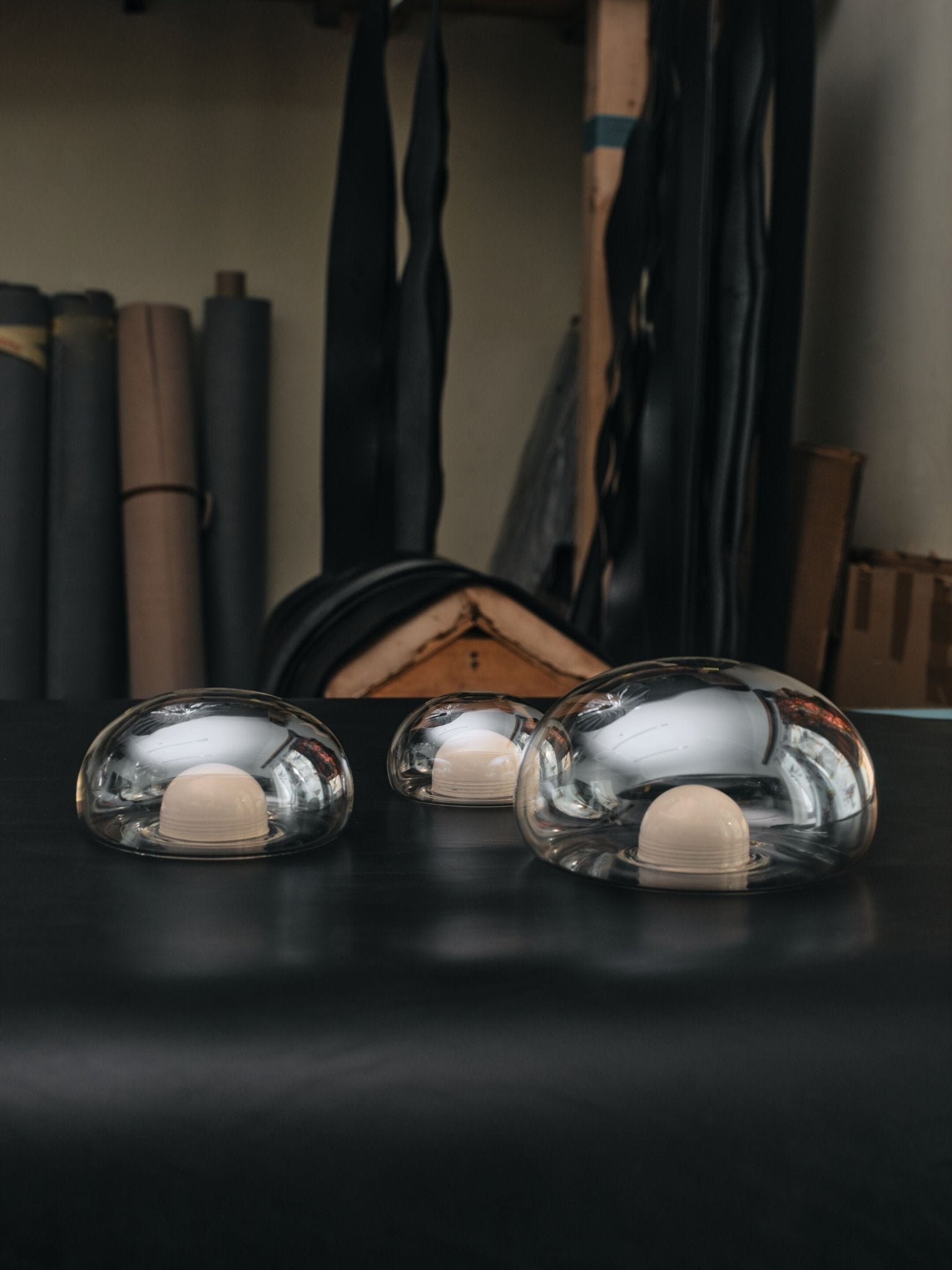 Modern Bubble Glass Floor Lamp - Elegant LED Standing Light for Living Room, Bedroom & Office - Perfect for Ambient Lighting and Home Decor
