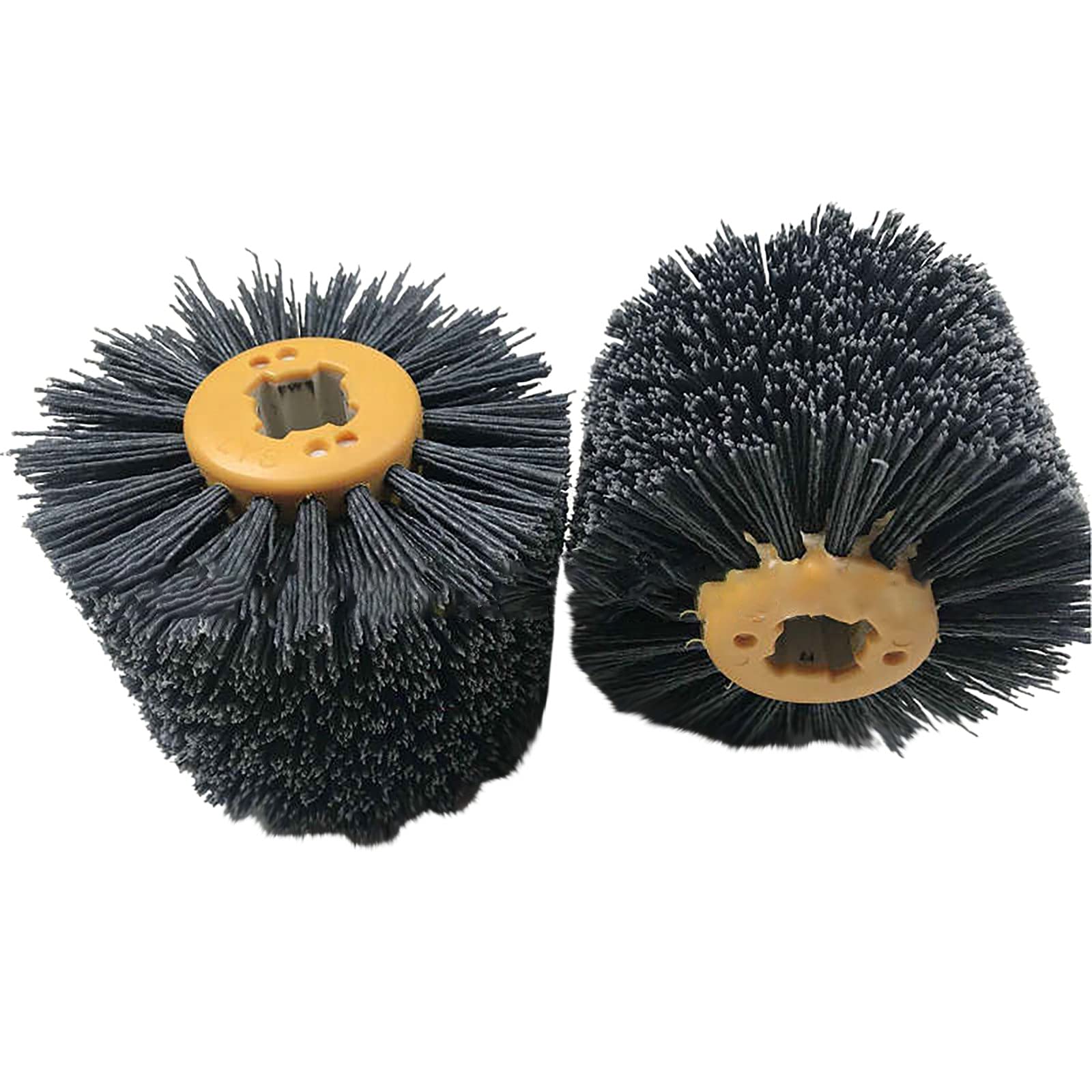 Nylon Grit Wheel Brush for Polishing & Grinding - 80-240 Grit Satin Finish, Multi-Color Scrub Brush for Metal, Wood & Home Improvement Cleaning - Perfect for DIY Projects, Jewelry Making & Automotive Detailing