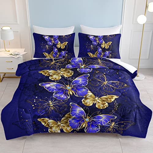 Blue Gold Butterfly