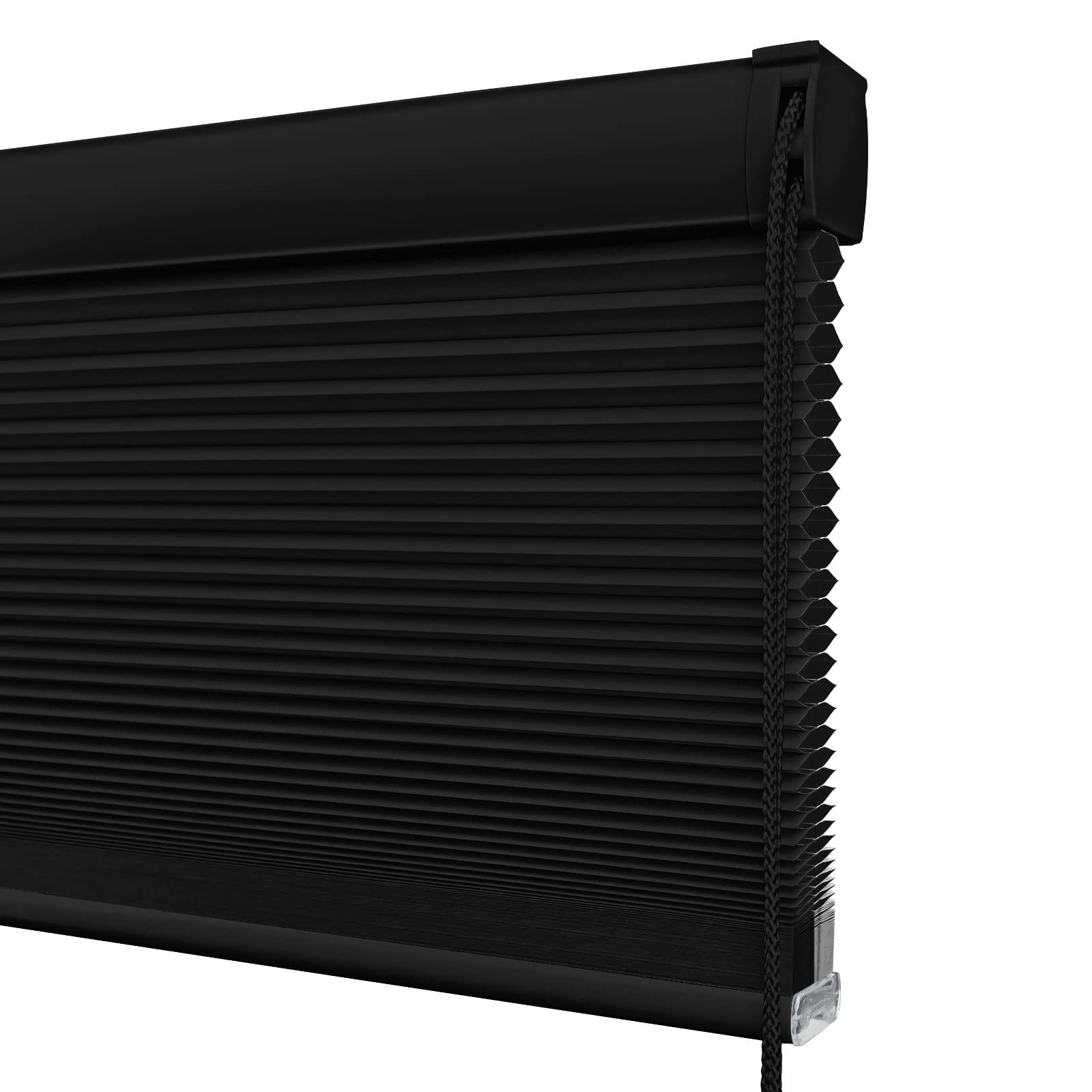 Keego Blackout Honeycomb Shades - Corded Cellular Blinds for Windows, Custom Cut to Fit 22