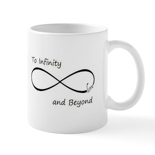 White - Infinity Symbol Mug