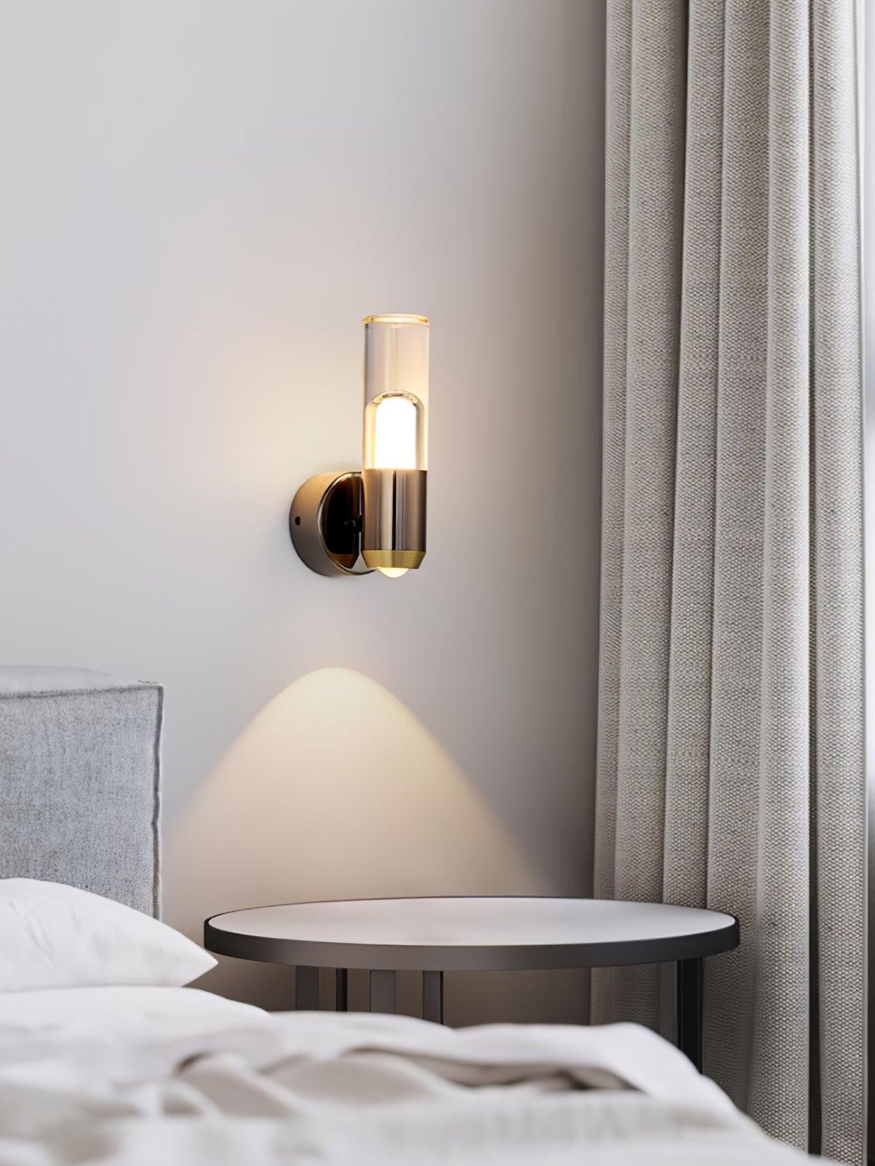 Modern Cylindrical Wall Light - Sleek Contemporary Design for Living Room, Bedroom, and Hallway Lighting