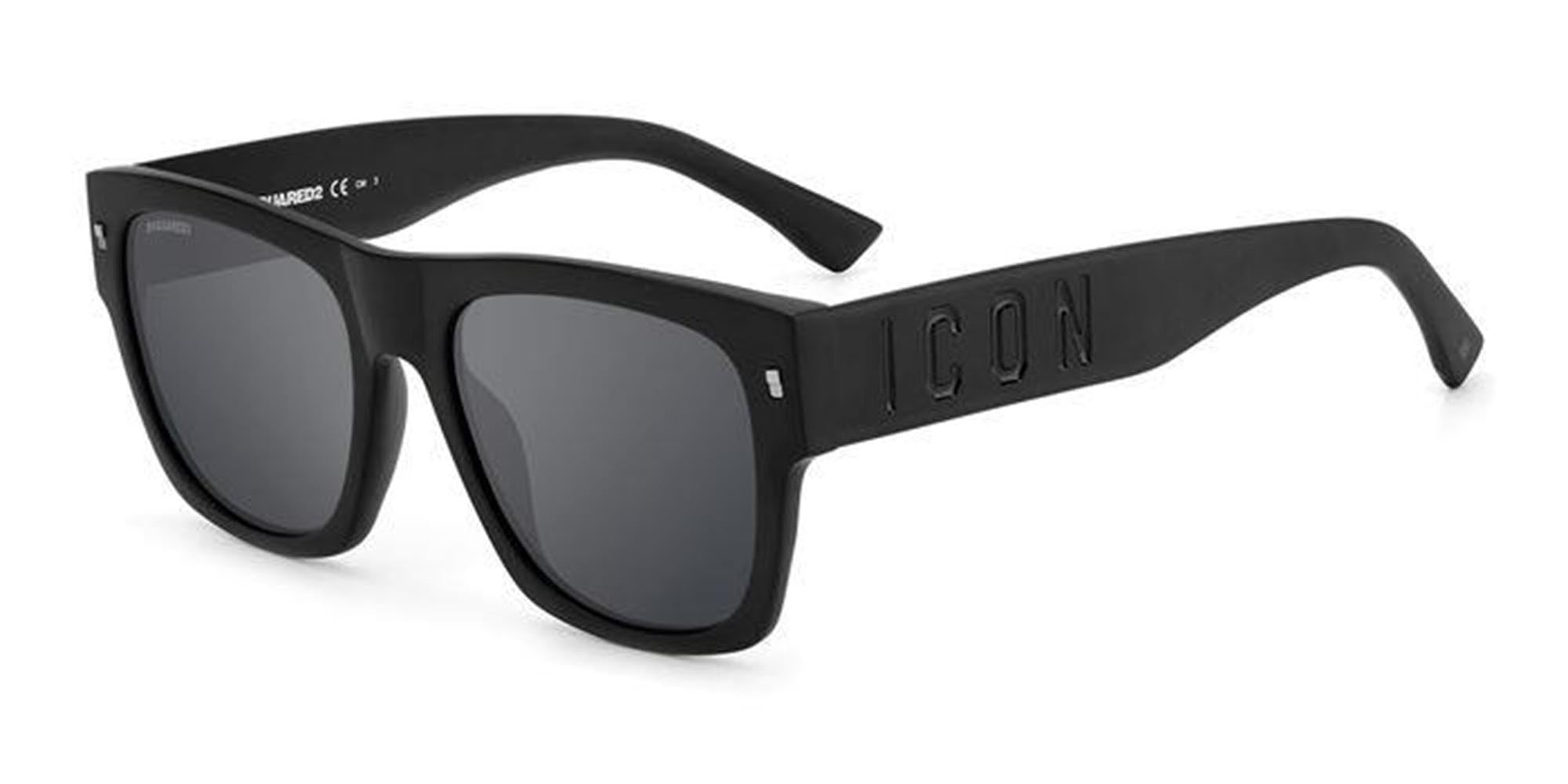DSQUARED2 Icon 0004/S Sunglasses - Polarized UV Protection Aviator Sunglasses for Men & Women - Perfect for Driving, Beach & Outdoor Activities