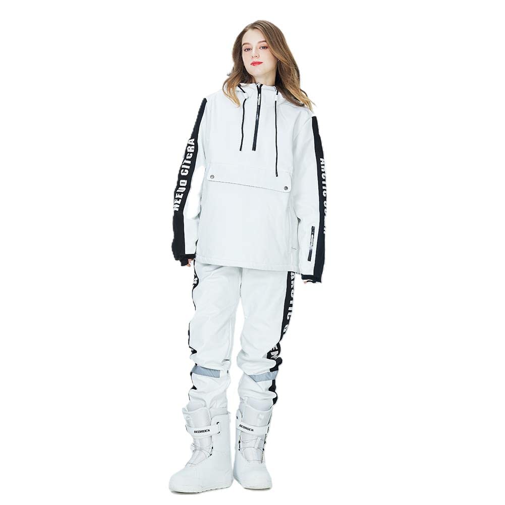 Women's Waterproof Windproof Snowsuit Winter Ski Jacket & Pants Set - Thermal Insulated Skiwear for Outdoor Hiking, Snowboarding & Mountain Adventures