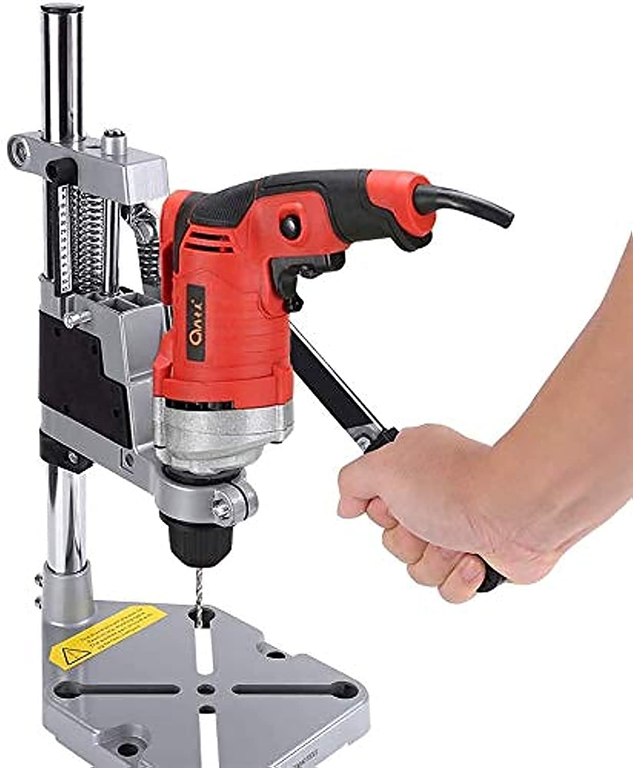 GOTOTOP Adjustable Desktop Drill Press Stand - Rotary Tool Holder with Universal Bench Clamp for Workbench Repair | Multifunctional Drilling Station for DIY, Woodworking & Metalworking Projects | Perfect for Home Workshops, Hobbyists & Professional Craftsmen