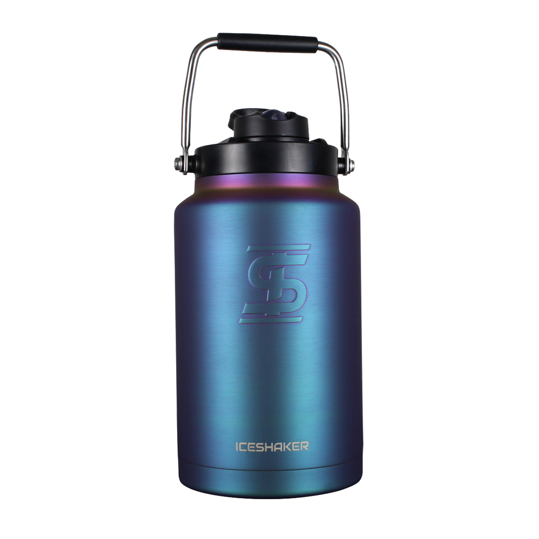 Custom 1 Gallon Wisteria Purple Water Jug - BPA Free Large Capacity Drink Container for Camping, Gym, Office & Outdoor Activities