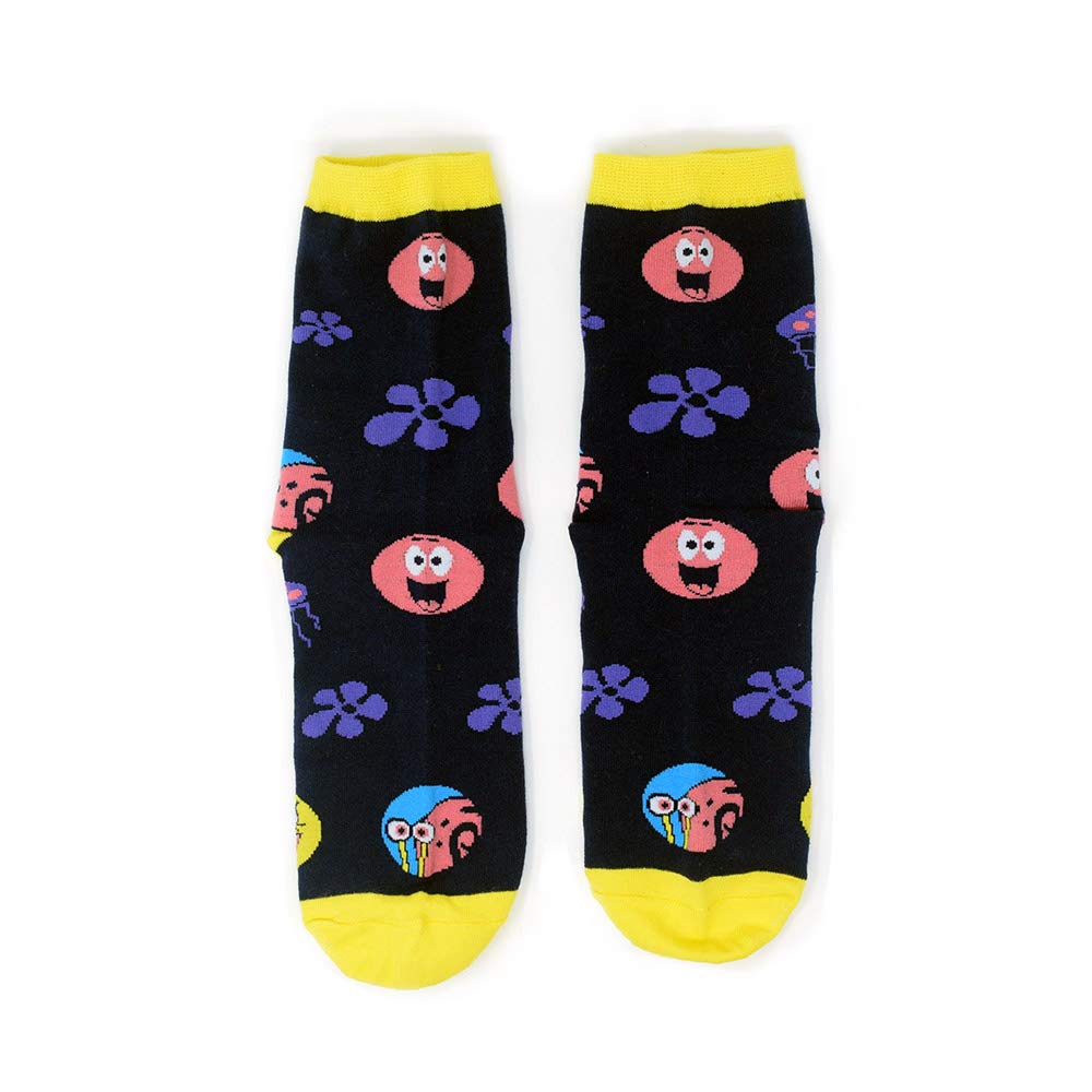 SpongeBob SquarePants Cartoon Character Socks for Kids - Fun & Comfortable Ankle Socks for Boys & Girls - Perfect for School, Playtime & Nickelodeon Fans