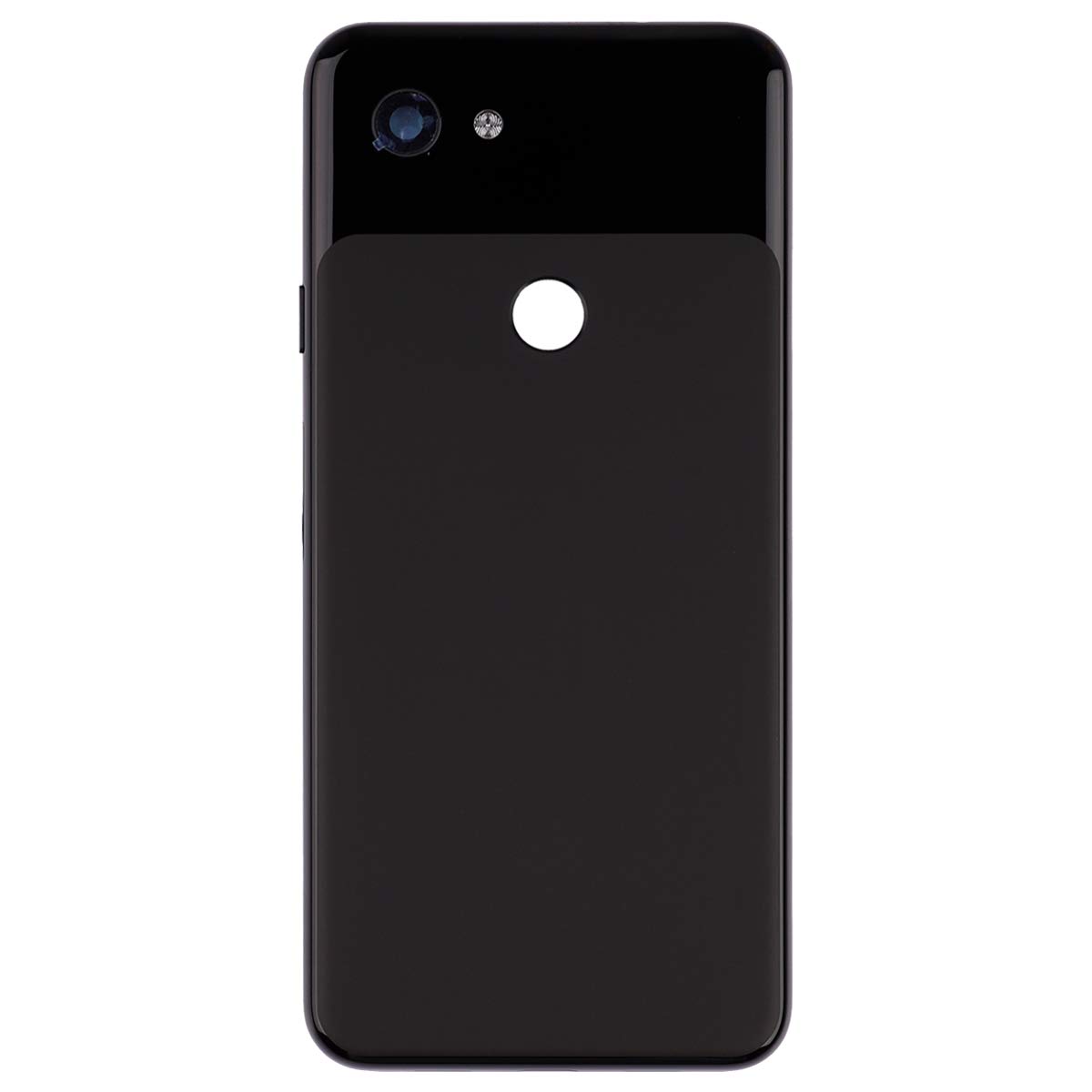 Original HTC Google Pixel 3A Replacement Battery Back Cover - OEM Compatible Rear Glass Housing & Door (Black) | Perfect for DIY Repairs & Phone Protection