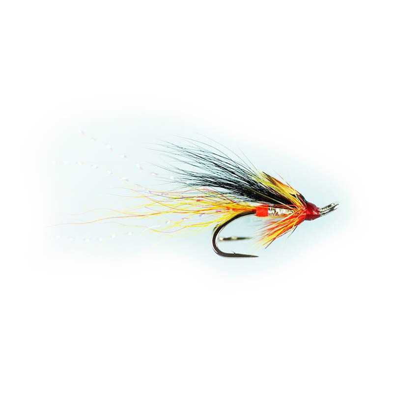 Caledonia Holo Silver Cascade Double Fly Fishing Lures - Premium Trout & Salmon Baits for Freshwater & Saltwater Fishing | Ideal for Streams, Rivers & Lakes
