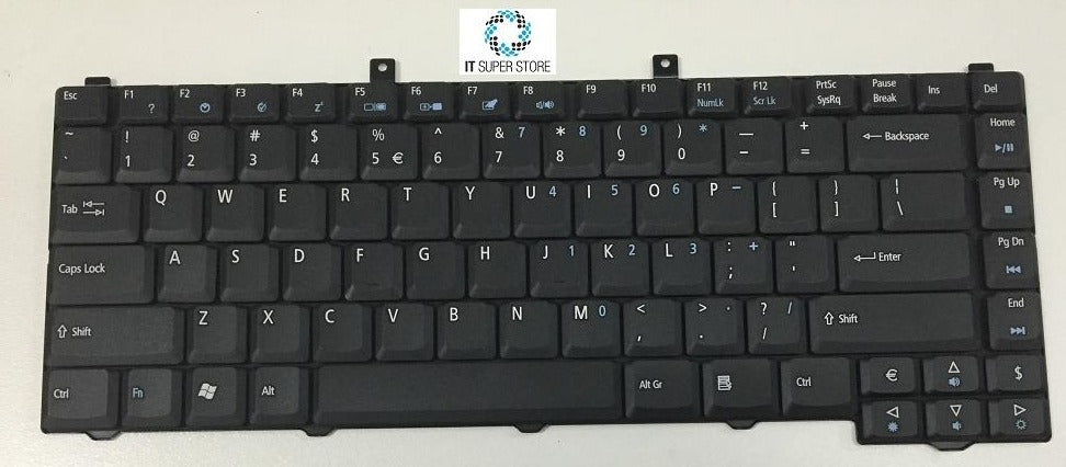 Original Acer Aspire 5570 5000 3660 3680 Series Laptop Replacement Keyboard - Black AEZL7TNR011 - Compatible with Multiple Acer Laptop Models for Home & Office Use