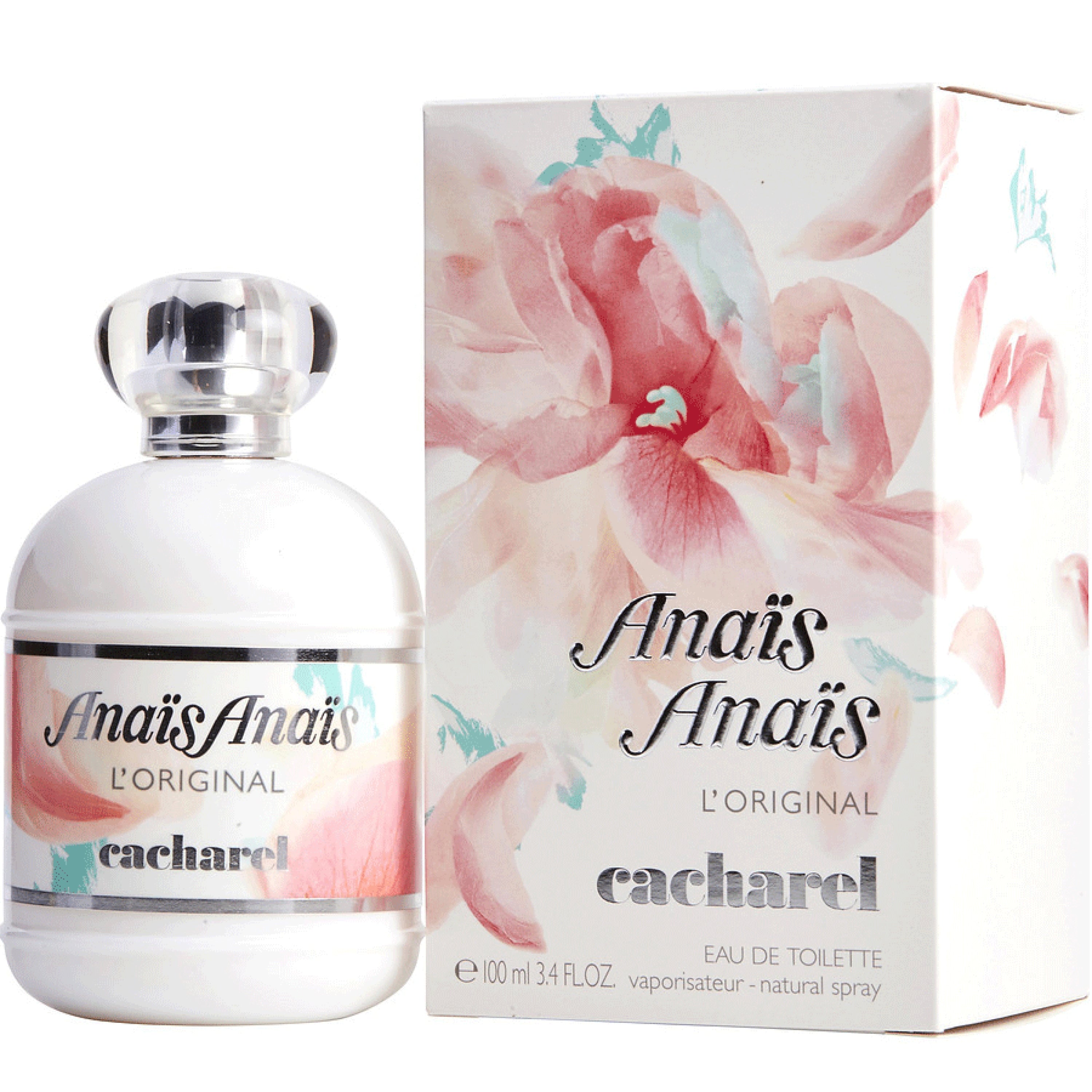 Cacharel Anais Anais L'Original Eau de Toilette Spray for Women - Floral Fragrance for Daytime & Evening Wear, Romantic Occasions