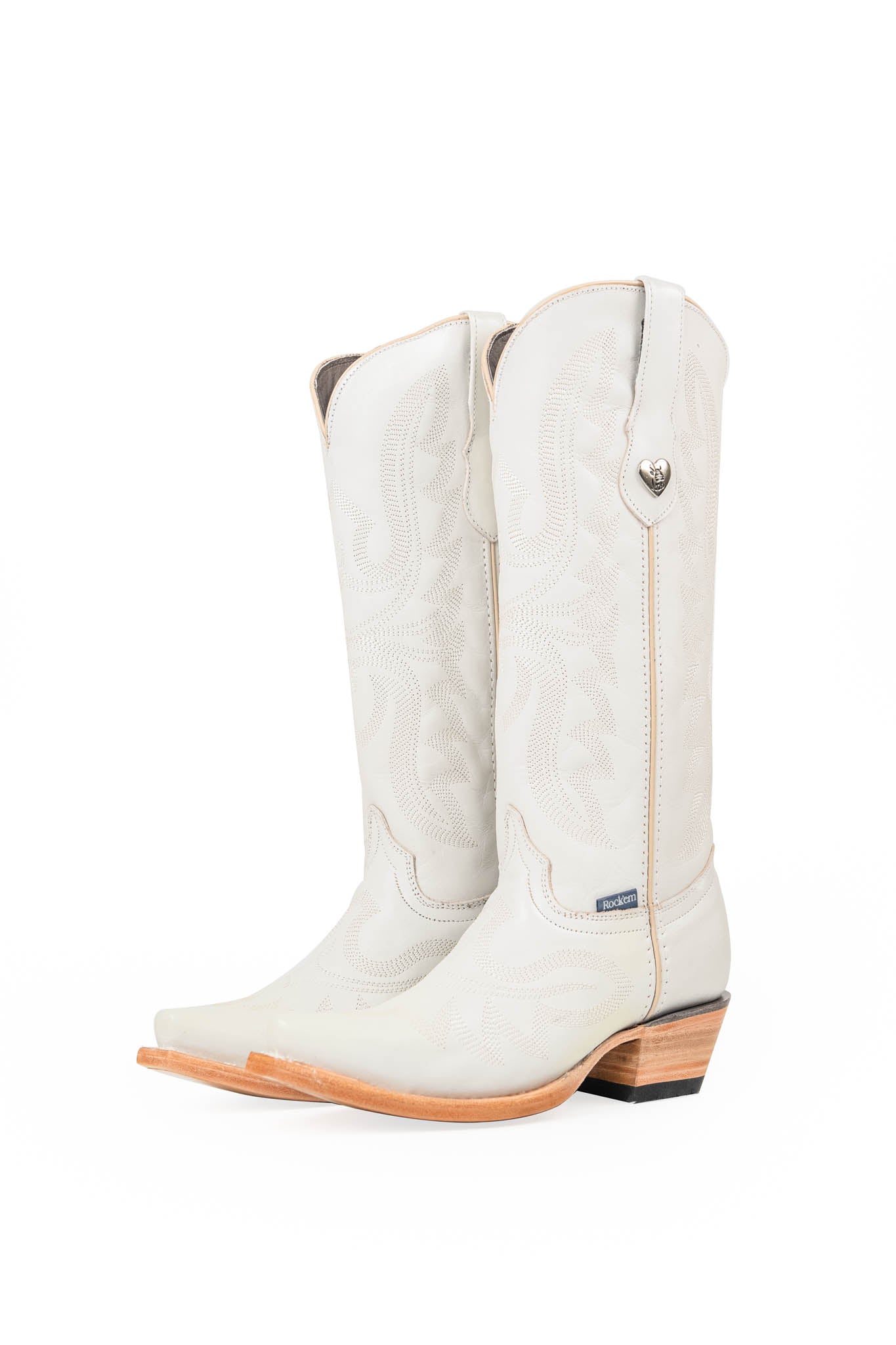 Madeline Midi Snip Toe Cowgirl Boots for Women - Western Ankle Booties with Leather Upper & Stacked Heel | Perfect for Country Dancing, Rodeo Events & Casual Outfits