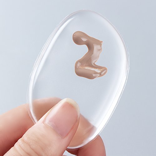 Premium Silicone Makeup Sponge - Transparent Foundation Blender (20g, 1-Pack) | Reusable, Hygienic & Easy to Clean | Perfect for Liquid, Cream & Powder Makeup Application