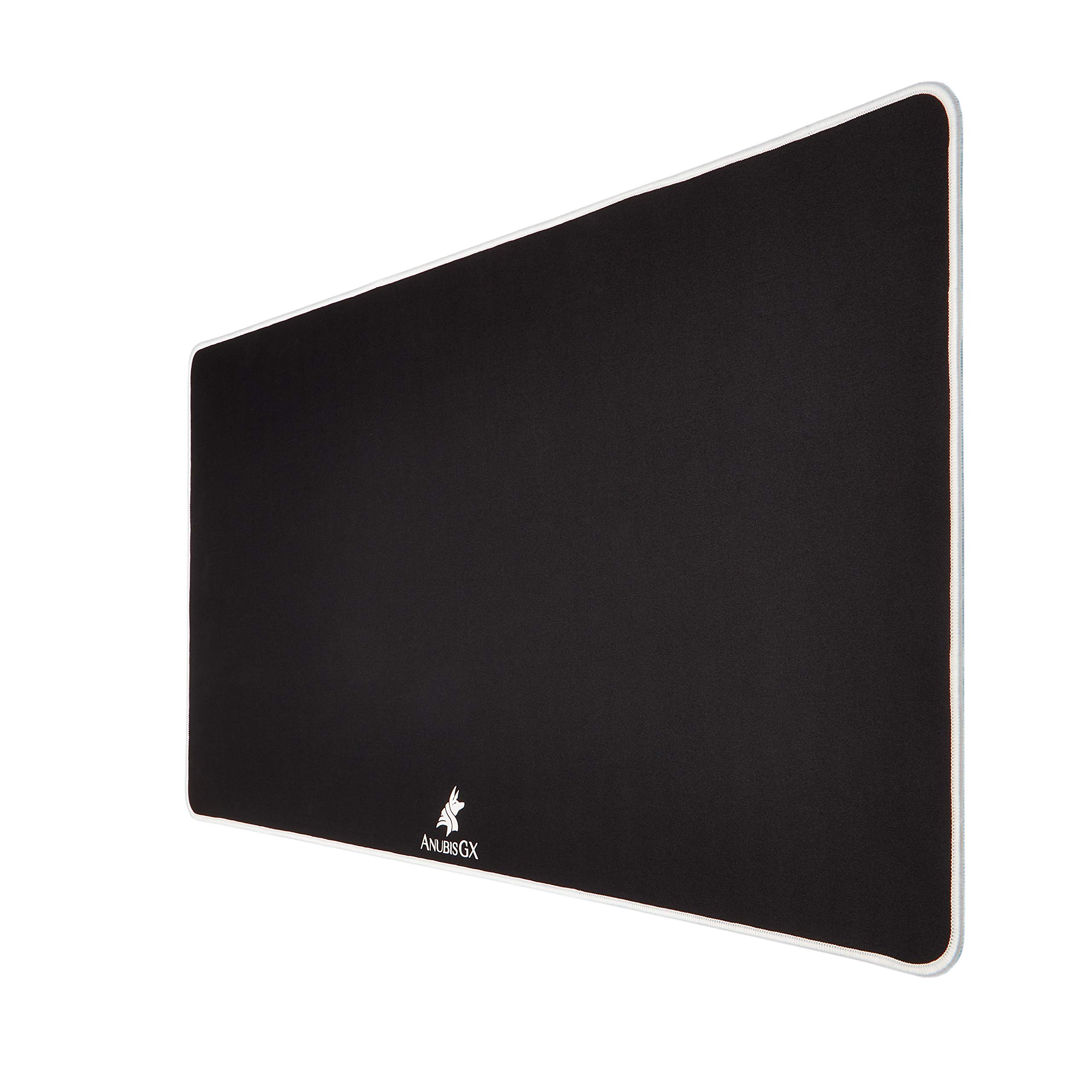 ANUBISGX 39 Color/Size Options Gaming Mouse Pad - Extended 36x12, Black with White Stitching - Premium Waterproof Non-Slip XL Desk Mat for PC & Computer Gaming - Perfect for Esports, Office Work & Home Setup