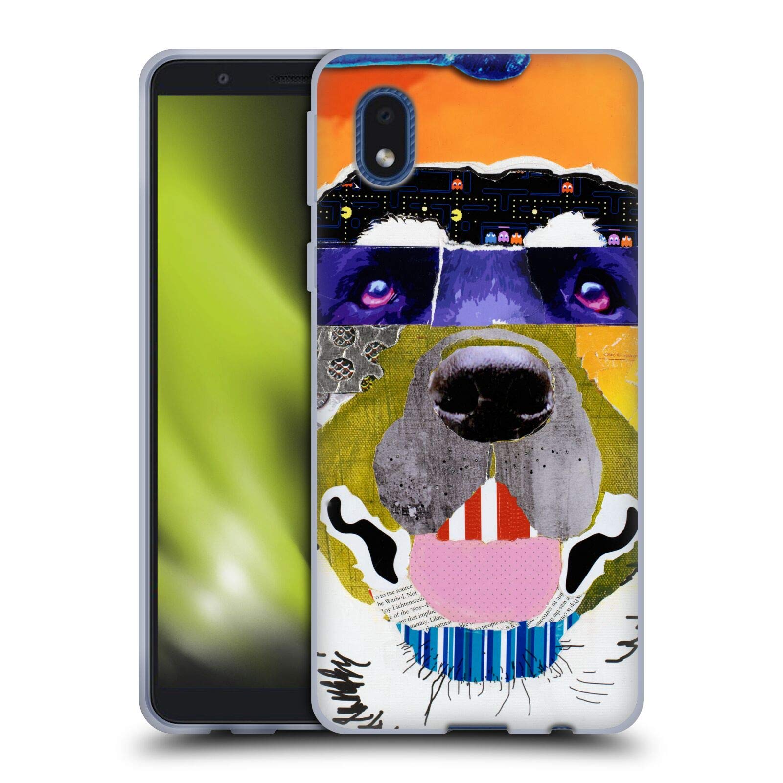 Officially Licensed Michel Keck Labrador Dogs 3 Soft Gel Case for Samsung Galaxy A01 Core (2020) - Durable Protection & Stylish Design for Everyday Use