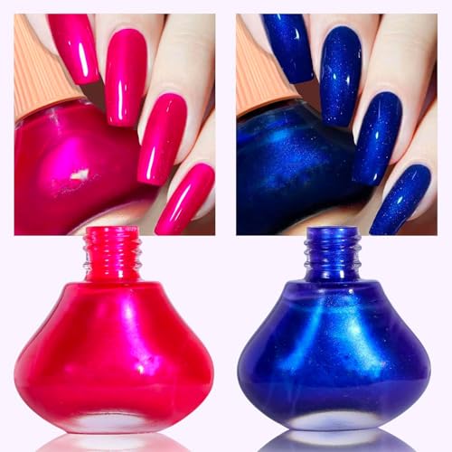 Hot Pink + Blue