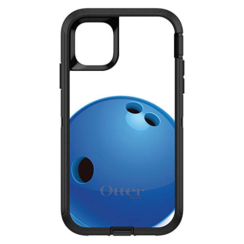 Blue Bowling Ball On Black Case