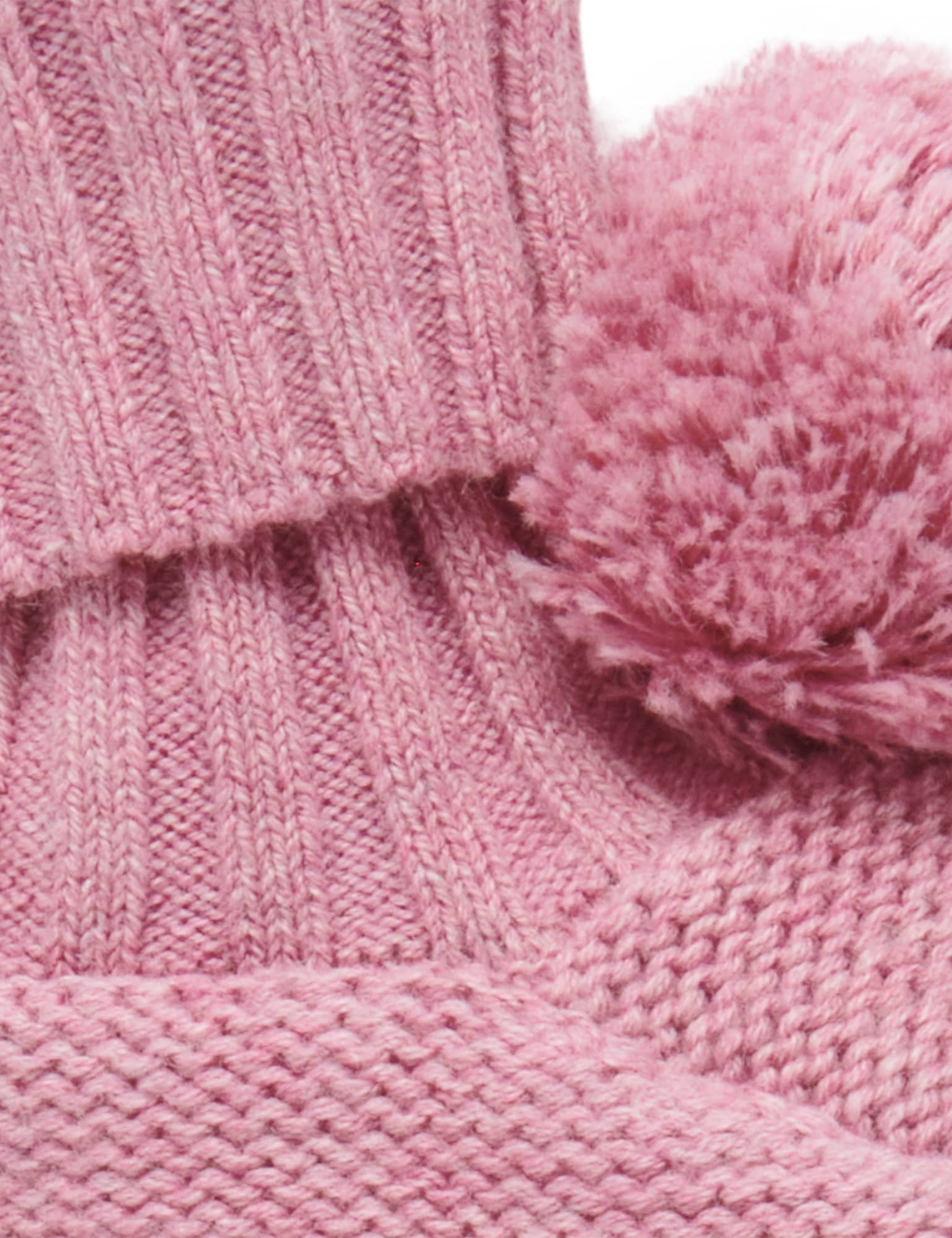 Purebaby Pom Pom Booties for Babies - Soft & Cozy Hyacinth Knit Booties for Newborns & Infants - Perfect for Winter, Photo Shoots & Gifts