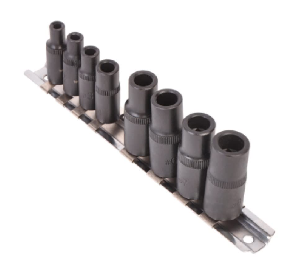 8-Piece Tap Magnetic Socket Set - 3/8
