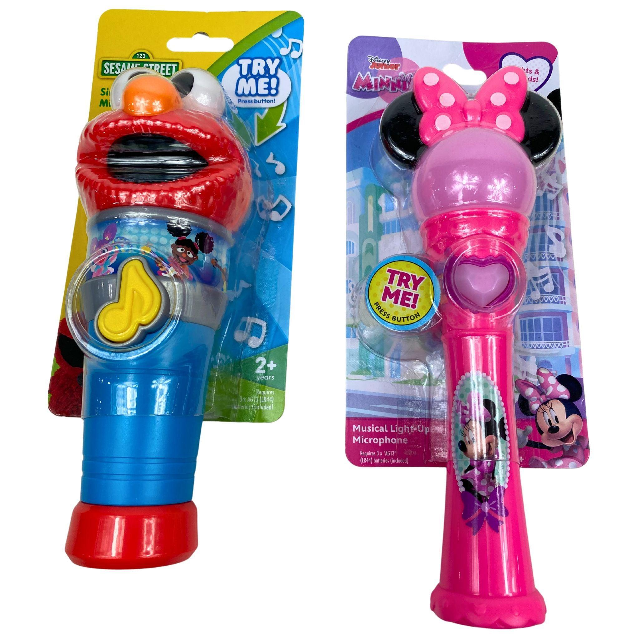 Licensed Sing With Me Lights & Sounds Microphone - 48 Pcs Bulk Pack for Kids Karaoke Party, Birthday Gifts & Family Entertainment