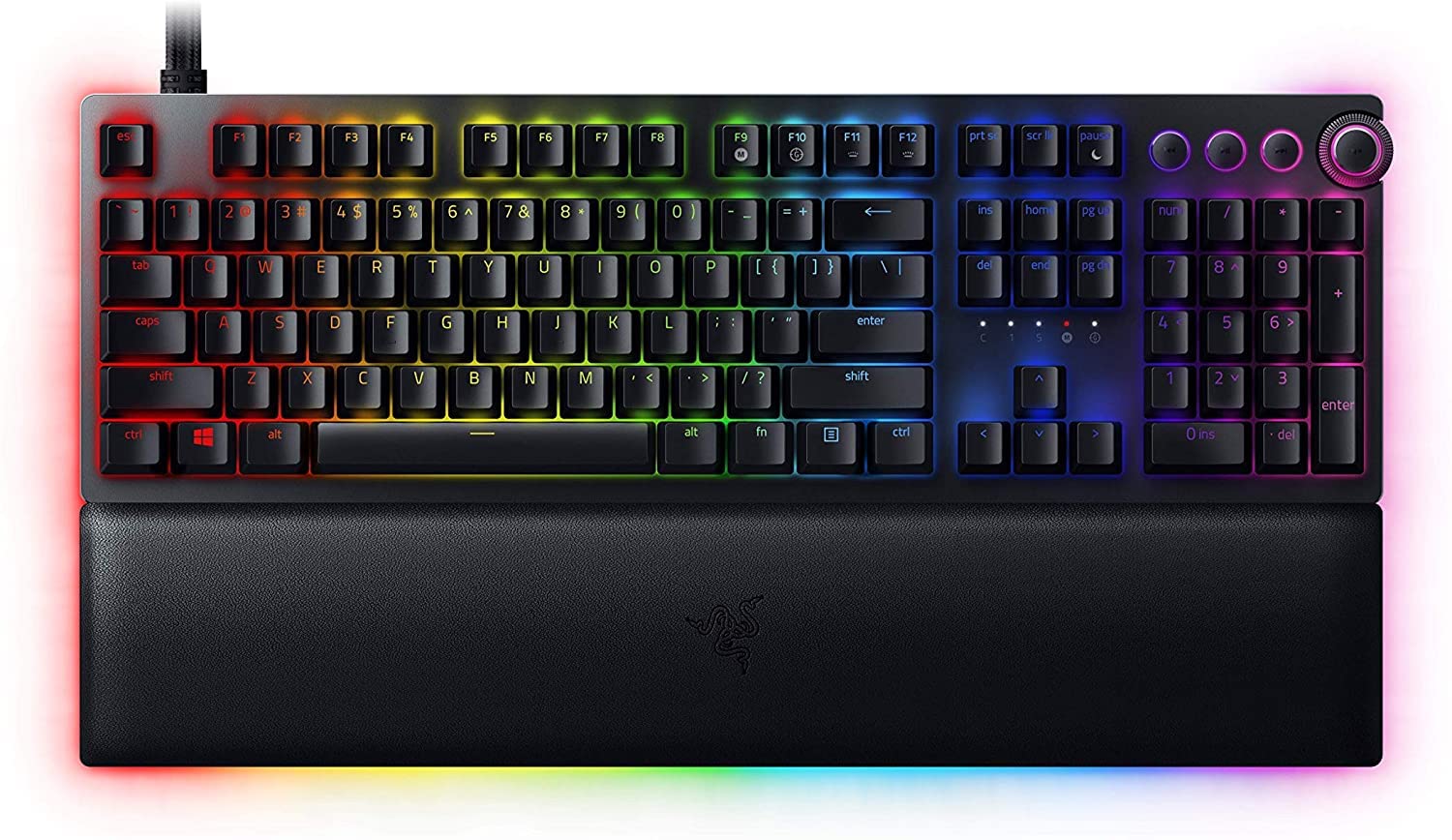 Razer Huntsman V2 Analog Gaming Keyboard - RGB Optical Analog Switches - Fast & Precise for FPS, MMO, and Esports Gaming