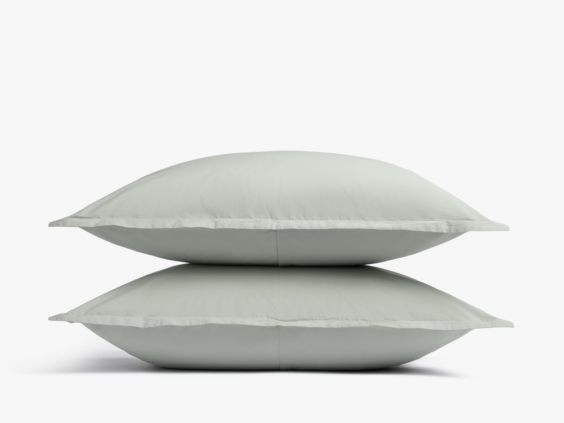 Premium Percale Sham Set - Soft & Breathable Sage Green Pillow Covers for Bedroom Decor, Hotel Style Luxury Bedding - Perfect for Master Bedroom, Guest Room & Airbnb Stays