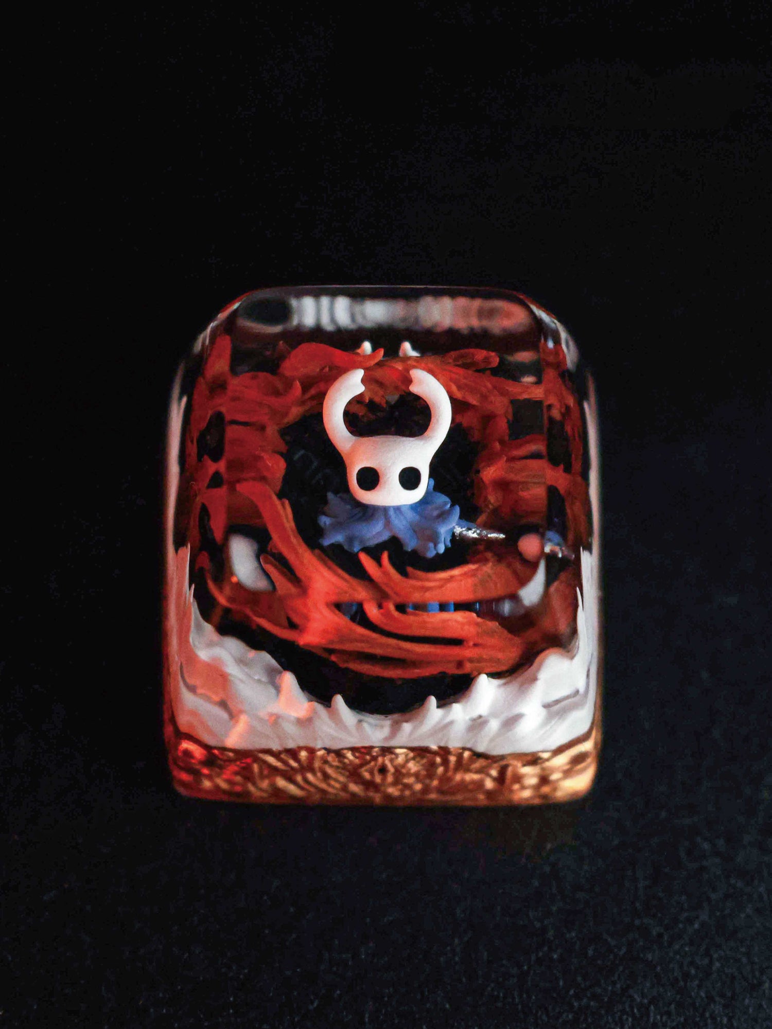 Hollow Knight Crystal Glue Keycaps - Customized Game Art Keycaps for Mechanical Keyboards - Perfect for Gaming, Typing, and PC Setup Decoration