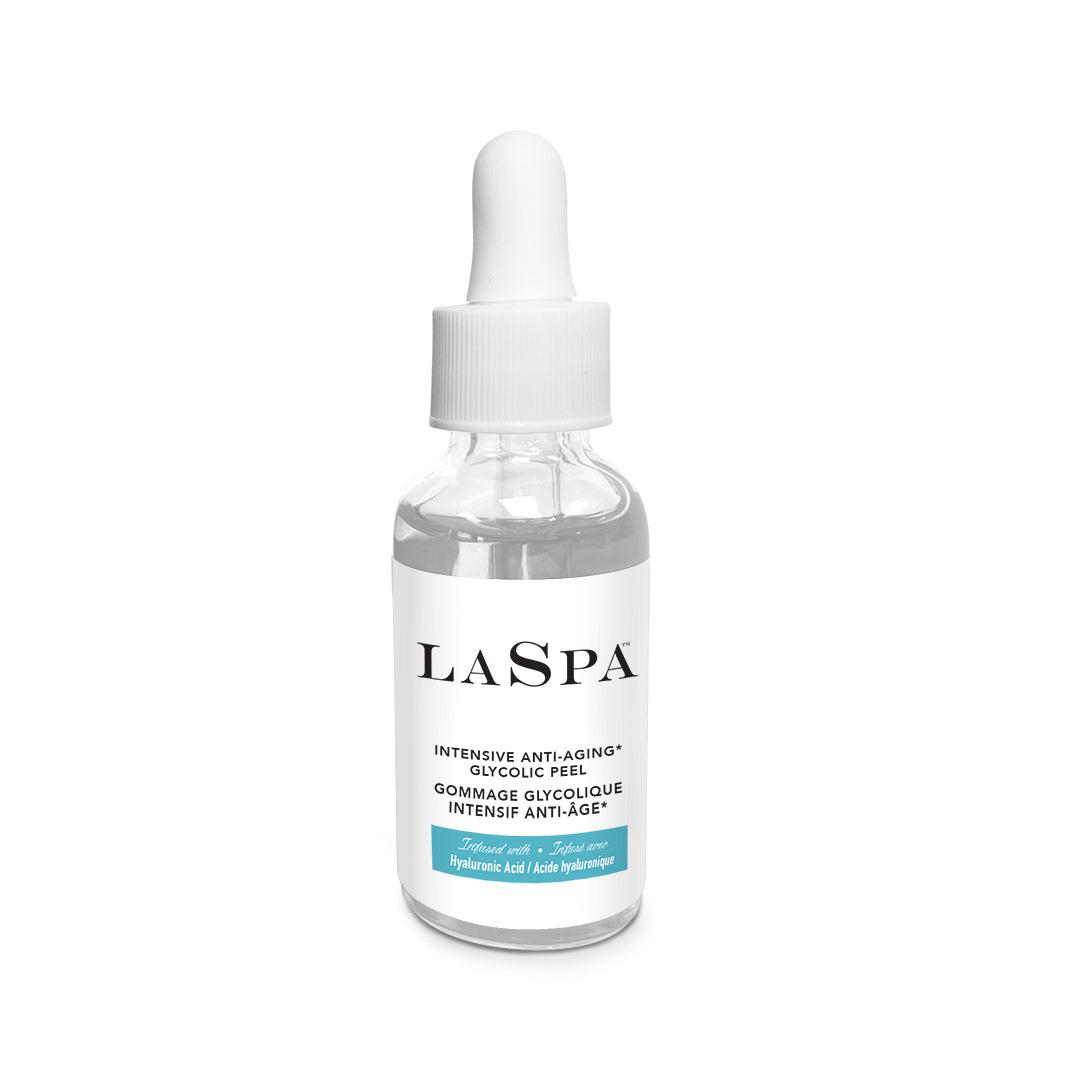 Laspa Glycolic Peel - 30% Glycolic Acid Chemical Exfoliant for Face & Body - Brightens Skin, Reduces Acne & Wrinkles - Perfect for At-Home Facial Treatments & Skincare Routine