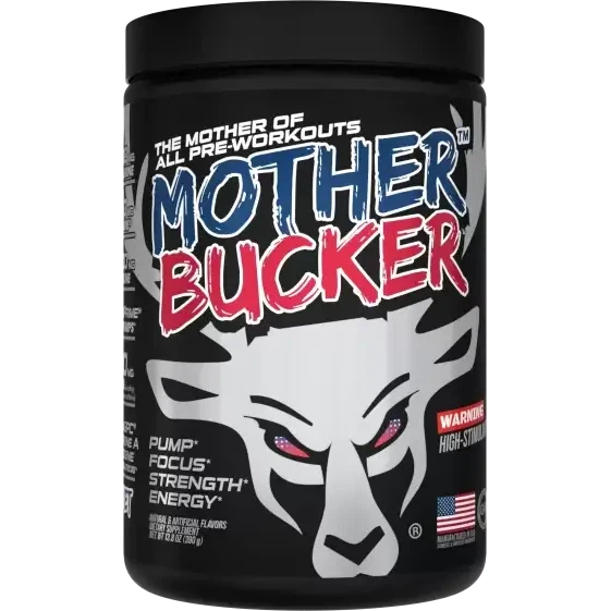 Bucked Up Mother Bucker Pre-Workout Supplement - Energy & Focus Booster for Gym, Fitness & Bodybuilding | Ideal for Intense Training & Athletic Performance