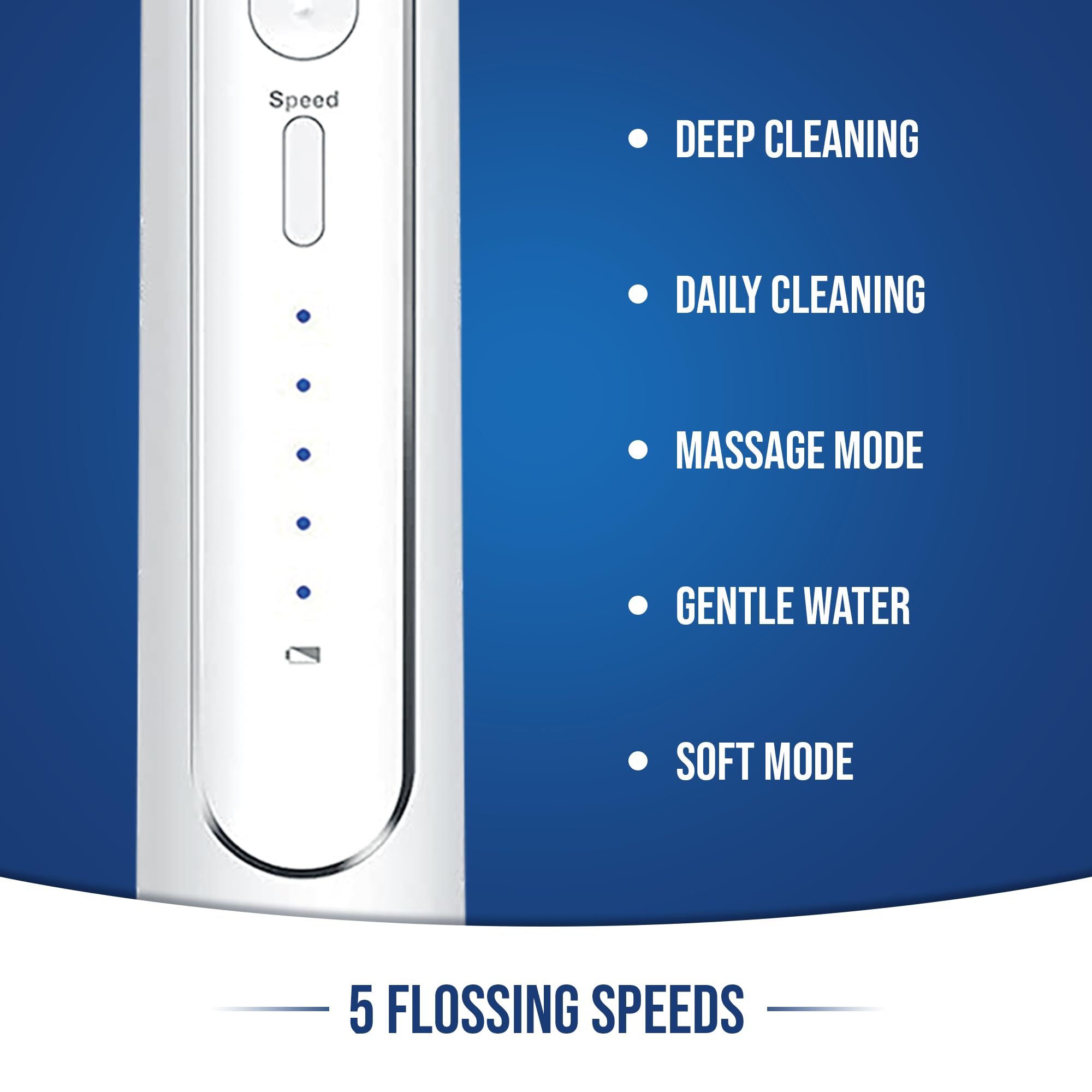 2-in-1 Electric Toothbrush with Water Flosser - 40,000 VPM Sonic Toothbrush & High Pressure Dental Water Flosser Combo, 5 Brushing Modes, Perfect for Braces, Implants & Gum Care - Ideal for Travel, Home & Office Use
