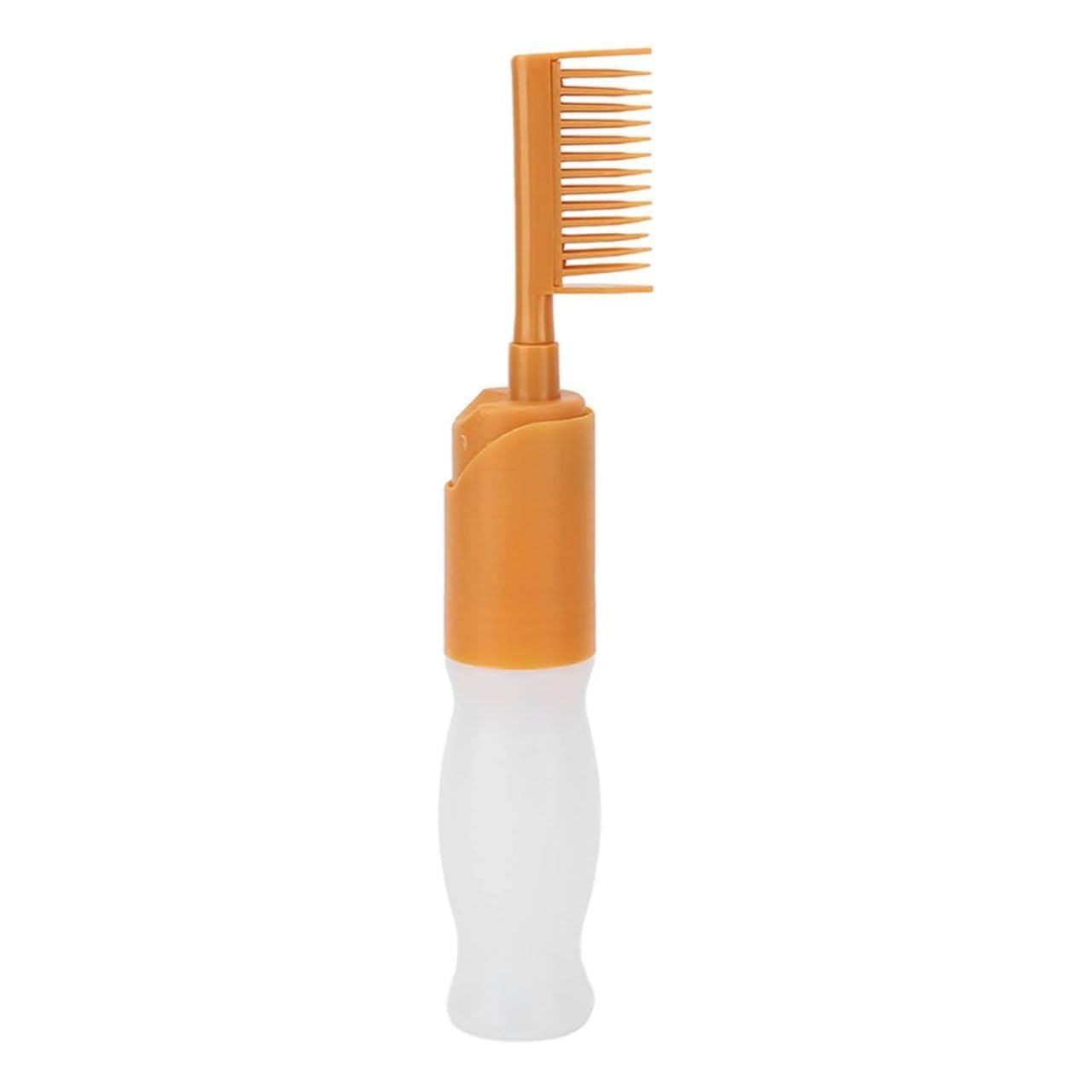 LETURE® 110ml Hair Color Oiling Applicator Bottle with Comb - Squeeze Bottle with Dots for Precise Root Application - Perfect for Hair Coloring, Dyeing & Scalp Oil Treatment - Great for Salon Professionals & At-Home Hair Care