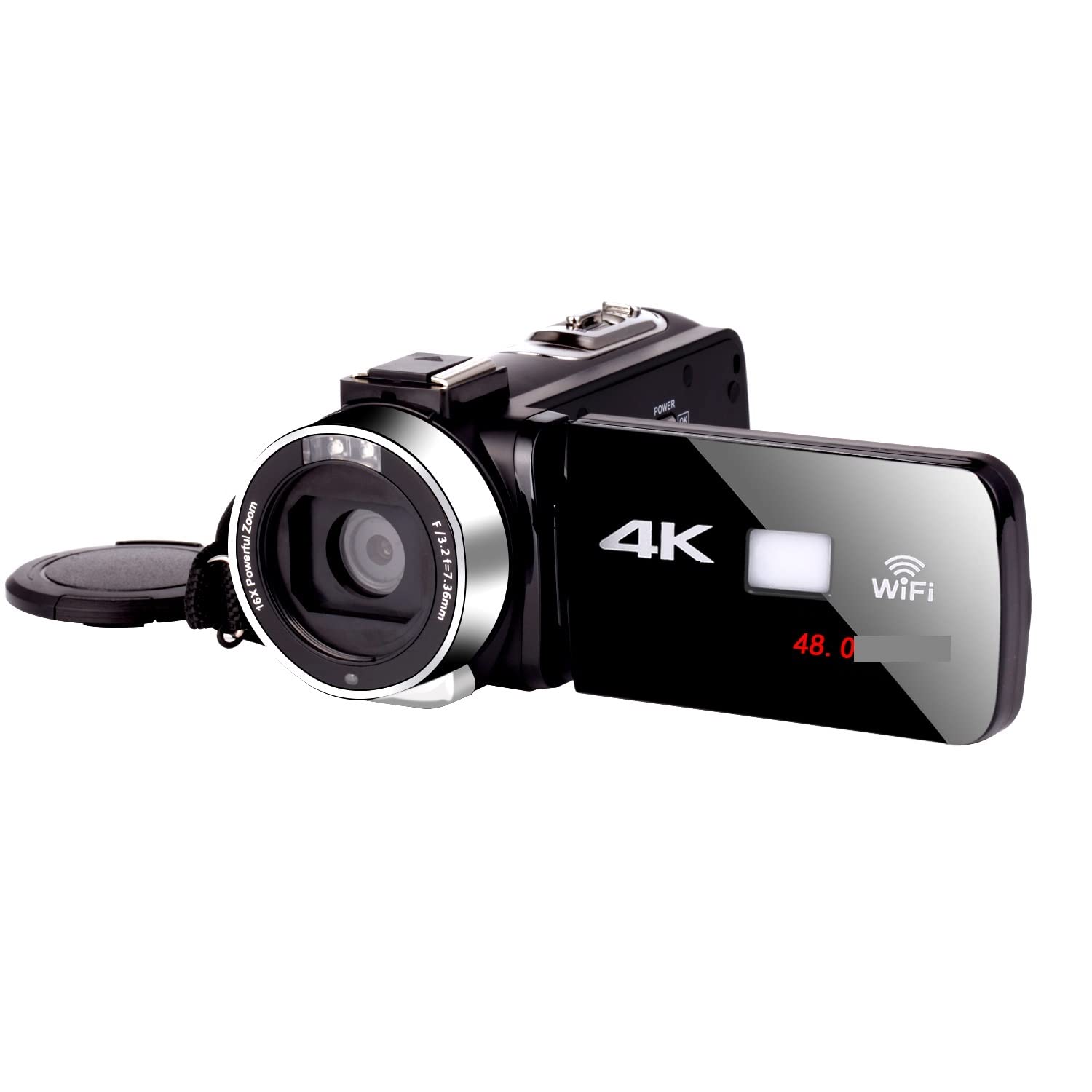 **AUBEST 4K Night Vision Digital Camcorder - 48MP 18X Zoom Professional Video Camera for Live Streaming, Vlogging & Photography (Includes 16GB SD Card) - Perfect for YouTube, Travel, Events & Low-Light Recording**