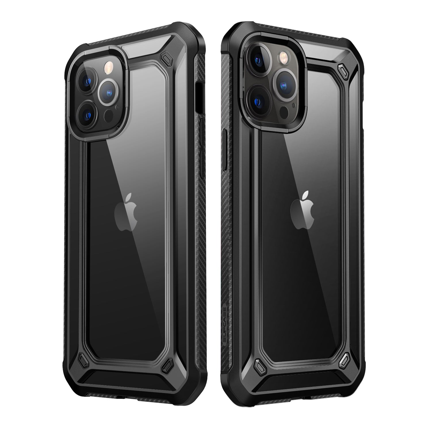 iPhone 12 Pro Max 6.7 inch Unicorn Beetle Exo Clear Case - Shockproof Protective Cover with Black Frame for Apple iPhone 12 Pro Max - Perfect for Outdoor Activities, Travel and Daily Use
