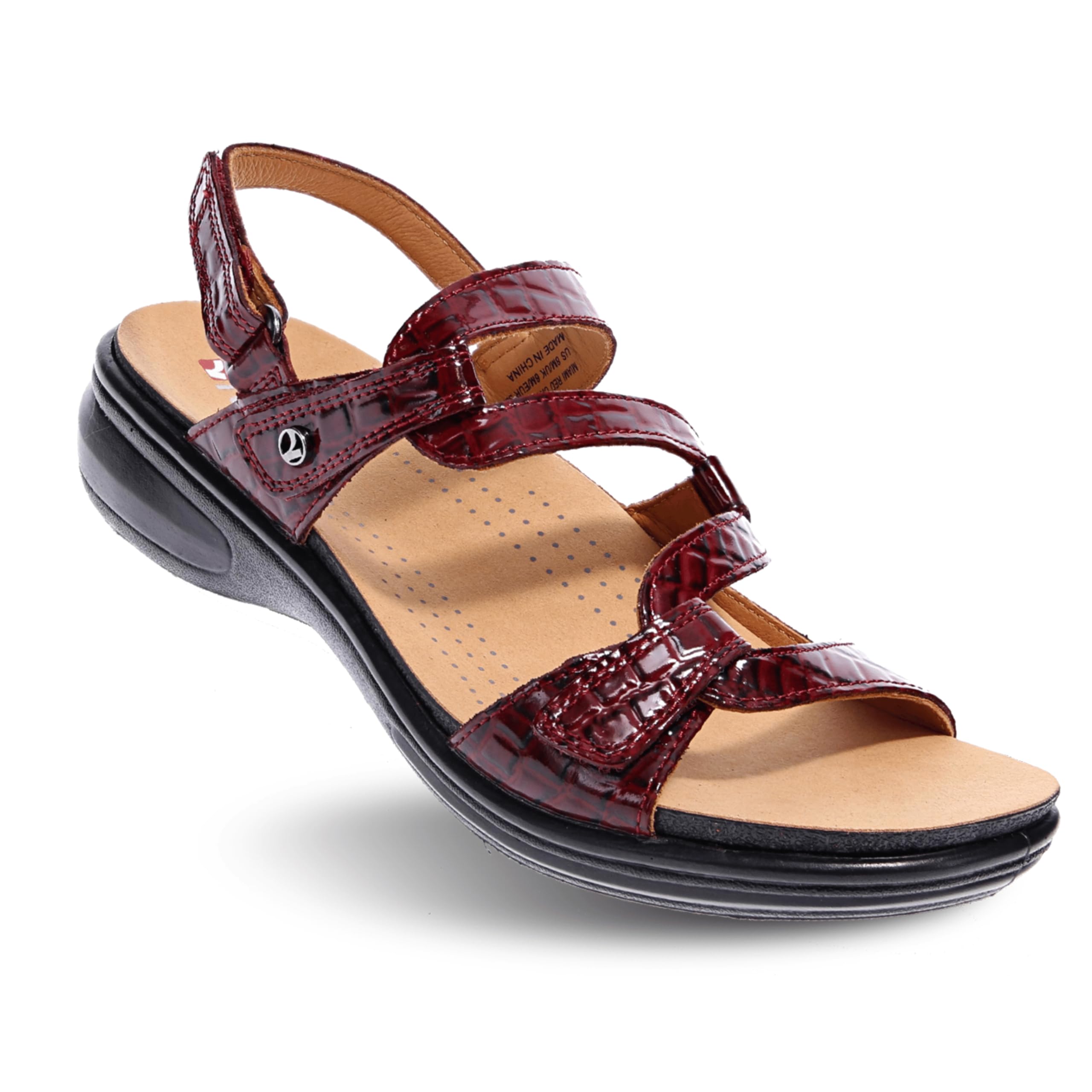 Revere Women's Miami Leather Sandals - Comfortable & Stylish Summer Casual Shoes for Beach, Travel & Everyday Wear