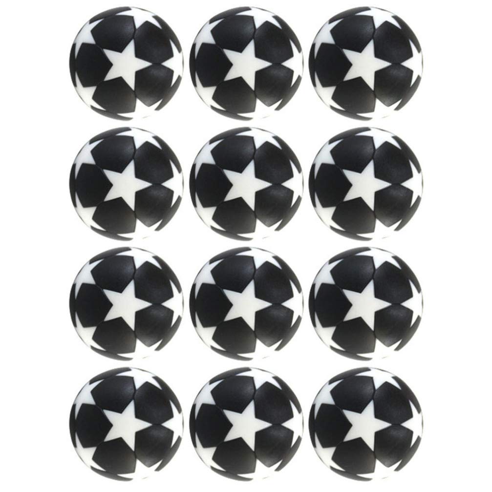 VOSAREA 12pcs Table Soccer Accessories - Mini Tabletop Football Replacement Parts for Outdoor, Home, Office, and Party Games