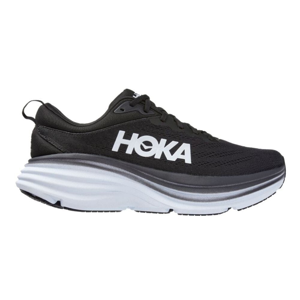 Hoka Men's Bondi 8 Running Shoes - Lightweight Cushioned Sneakers for Marathon, Jogging & Walking - Breathable Mesh Upper with Maximum Support & Comfort