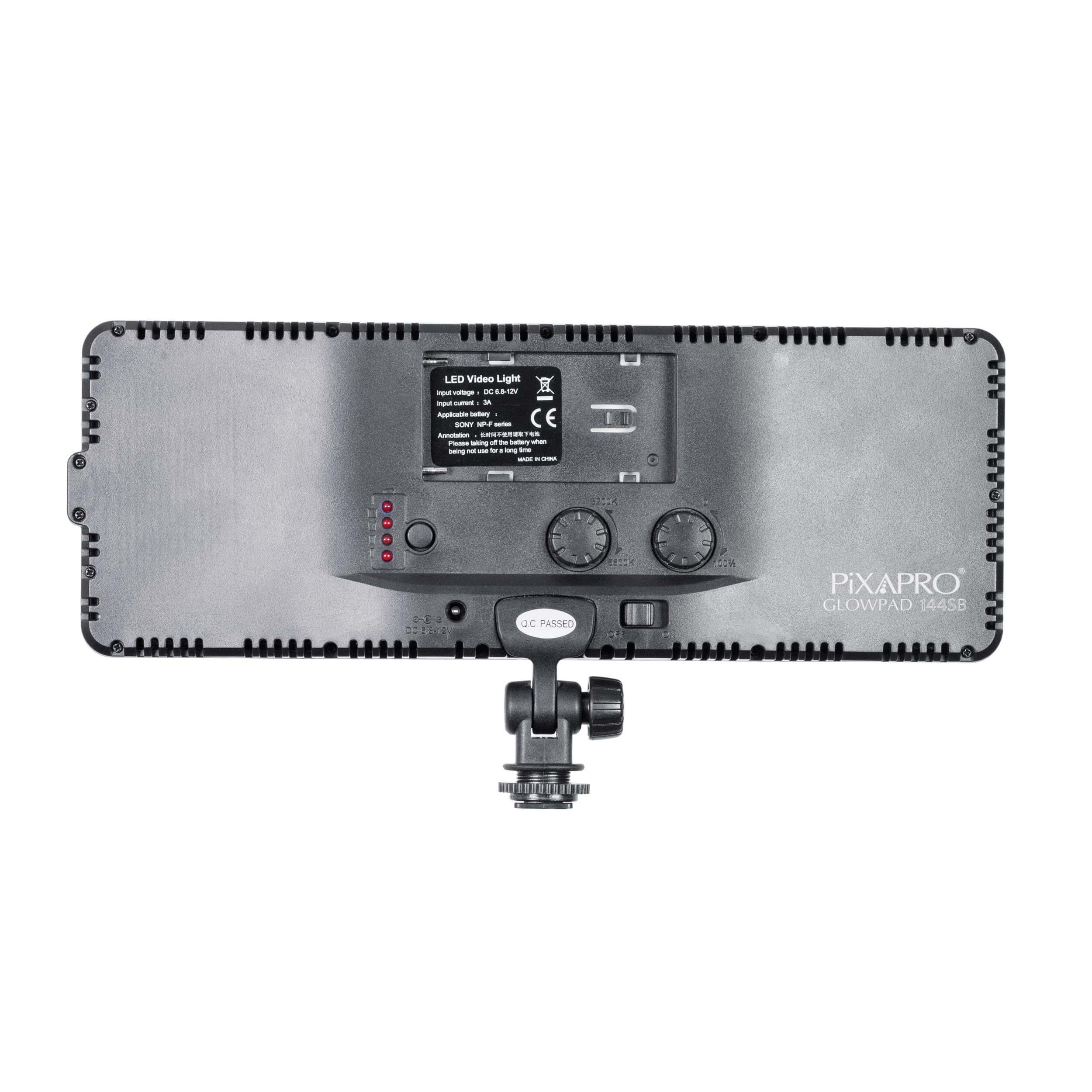 GLOWPAD 144SB LED Light Pad with 9V 2.5A DC Power Adapter & Protective Padded Case - Ultra-Thin A4 Tracing Light Box for Artists, Designers, Tattoo Stencils, Diamond Painting & Craft Projects