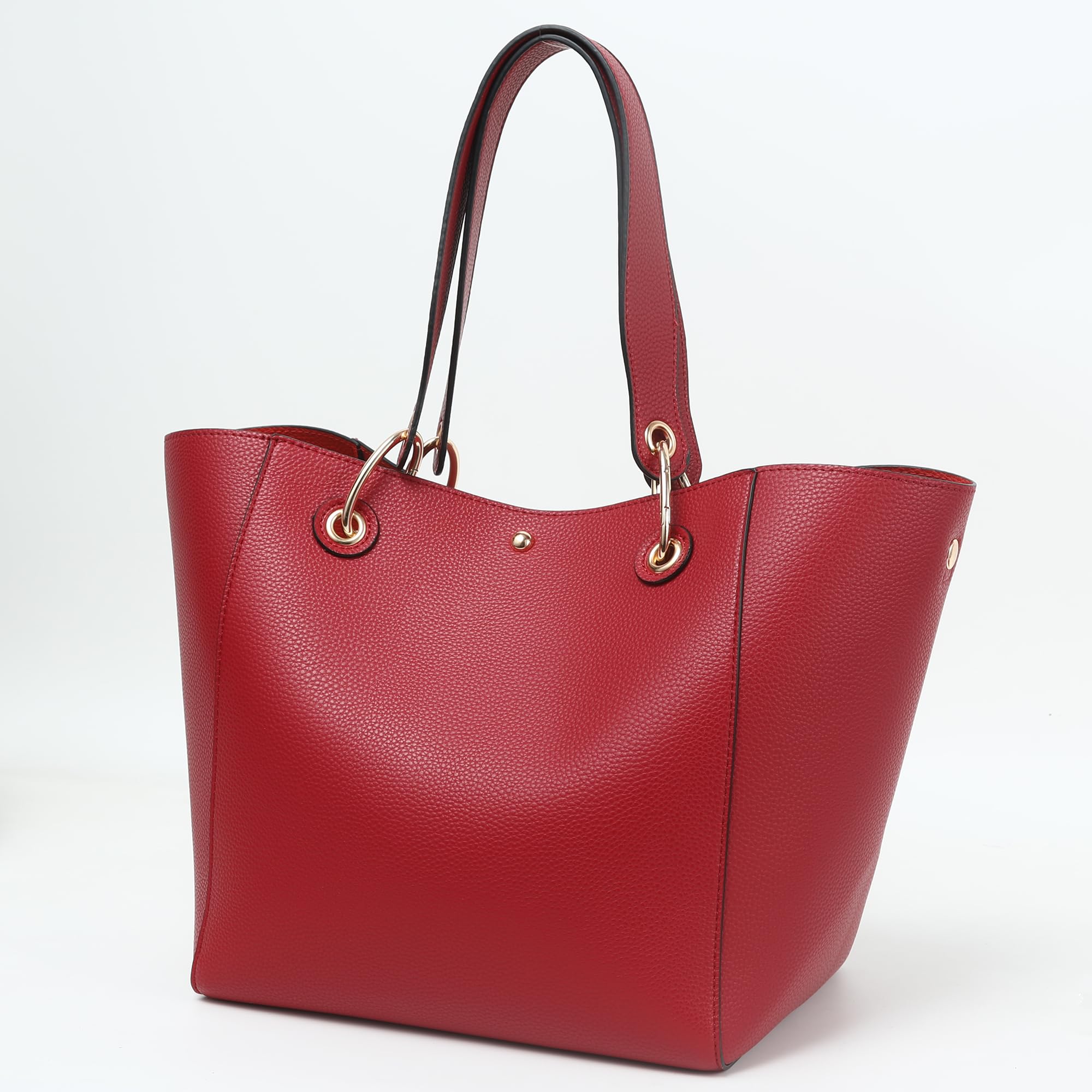 SQLP Large Work Tote Bag for Women - Stylish Designer Purse & Spacious Handbag with Crossbody Strap - Perfect for Office, Travel & Daily Use