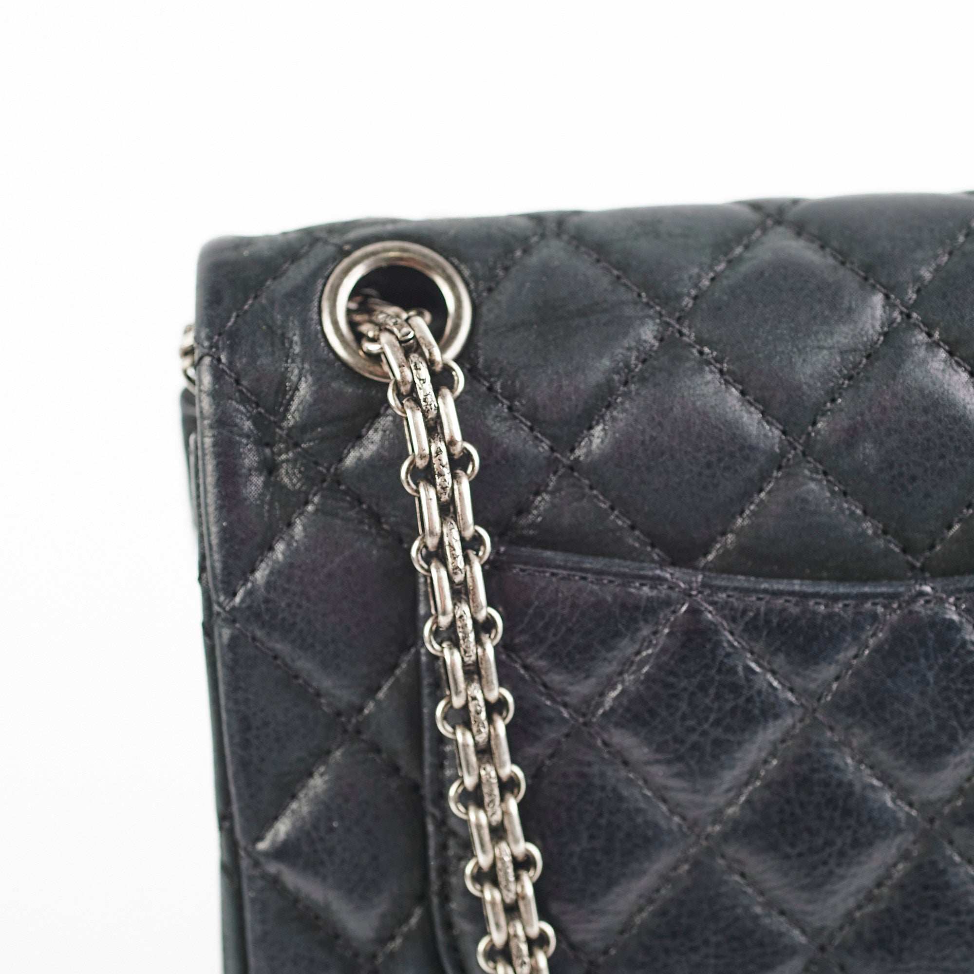 Chanel Mini Reissue 2.55 Black Leather Crossbody Bag - Luxury Designer Handbag for Women, Perfect for Evening Parties & Date Nights