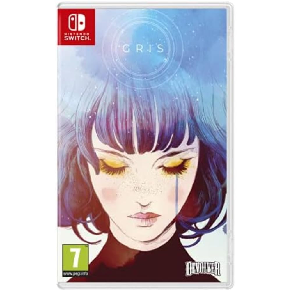 GRIS Nintendo Switch Game - Award-Winning Indie Adventure for Relaxing & Emotional Gaming Experience - Perfect for Stress Relief & Story-Driven Gameplay