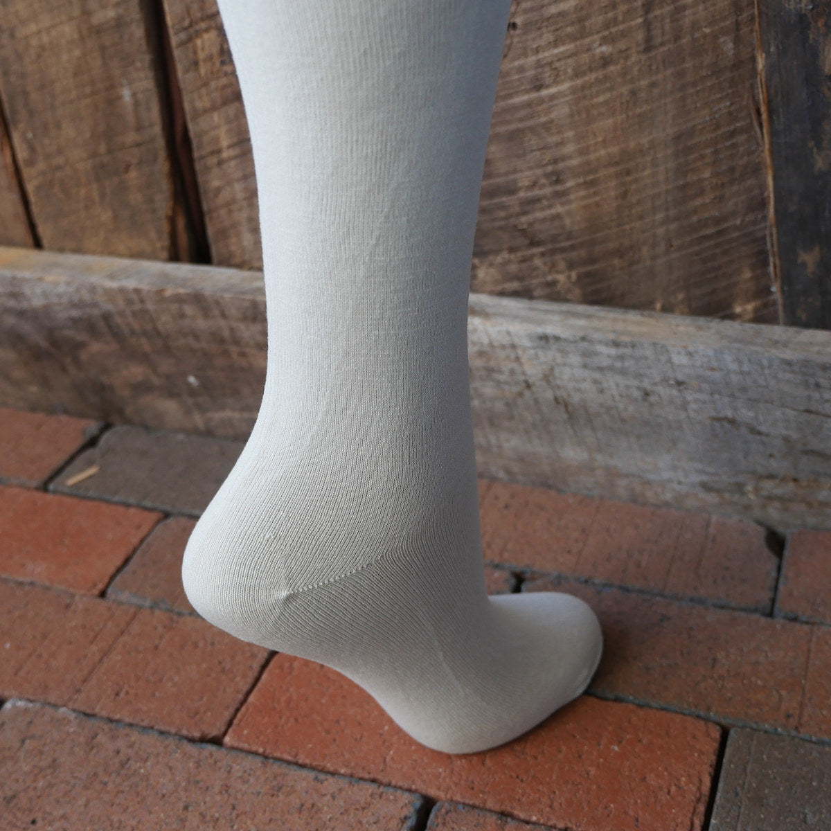 Off White Plain Silk Stockings - Elegant & Comfortable Women's Stockings for Formal Wear, Office & Special Occasions