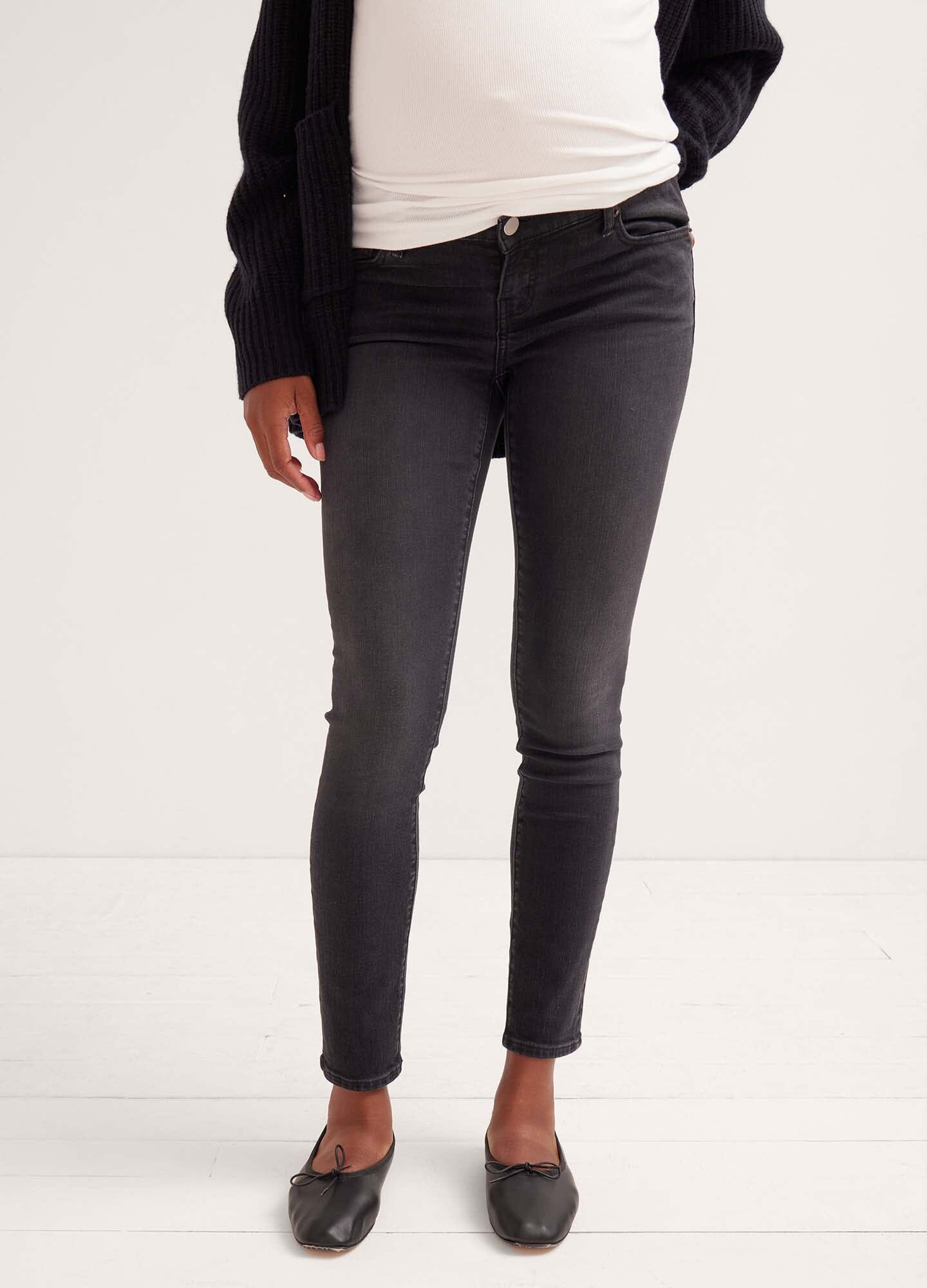 Best Slim Maternity Jeans for Pregnant Women - Comfortable Stretch Denim Pants for Everyday Wear & Office Outfits