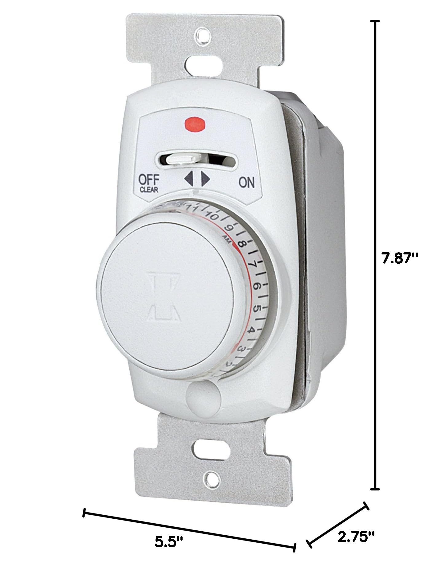 Intermatic EJ351C 120 Volt 24-Hour Programmable Mechanical Security Timer for Home & Outdoor Lighting Control