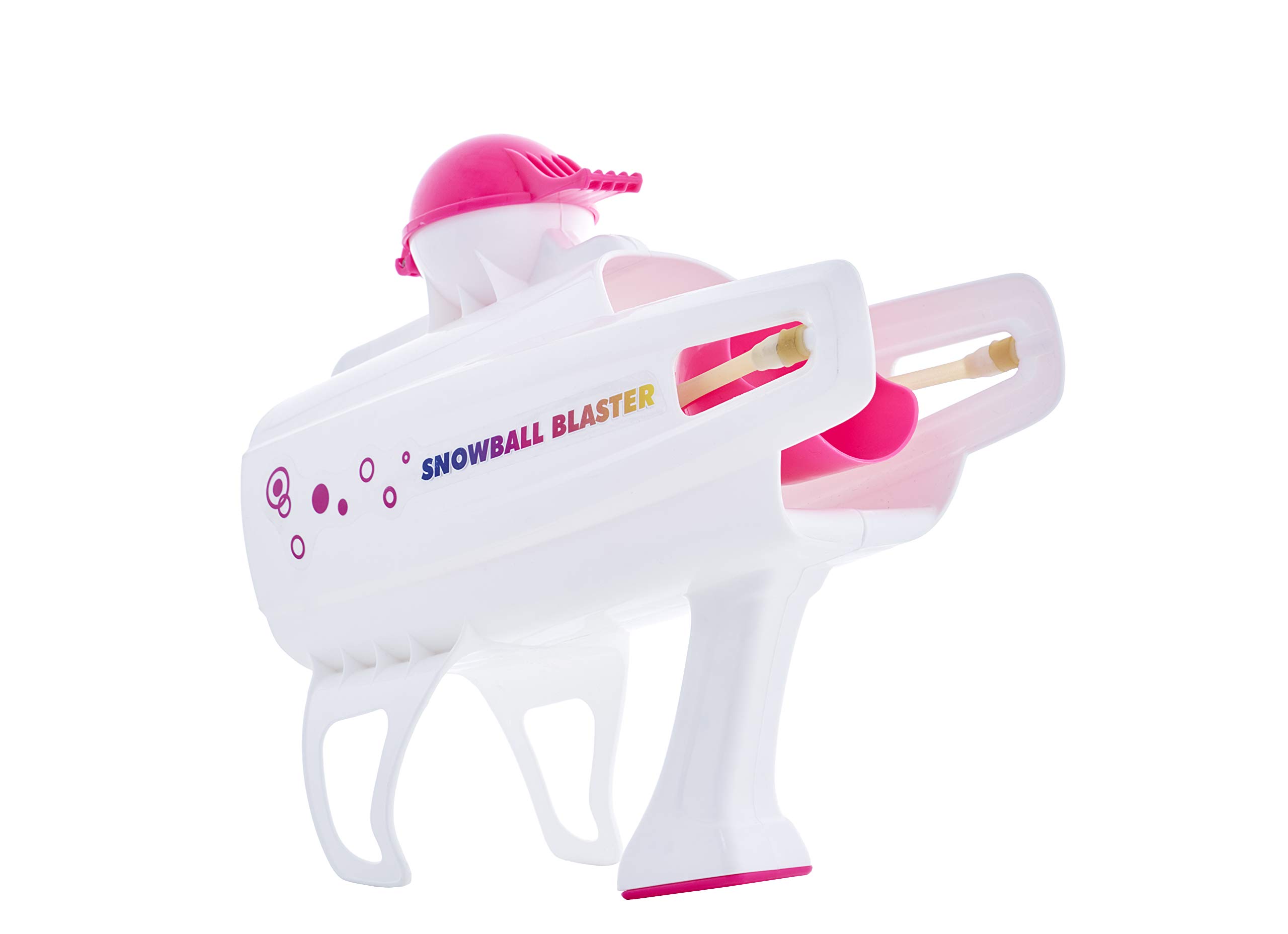 Superior Snowball Blaster Gun - Round Snowball Maker & Launcher for Epic Snowball Fights | Fun Winter Outdoor Toy for Kids & Adults (Pink, 1-Pack) | Perfect for Backyard Play, Family Gatherings & Snow Day Activities