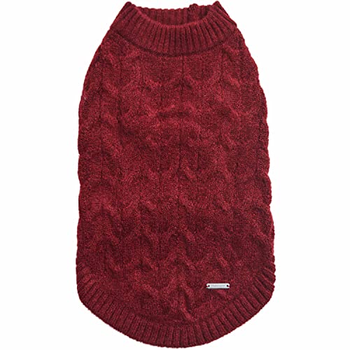 Burgundy Red, Crew-neck