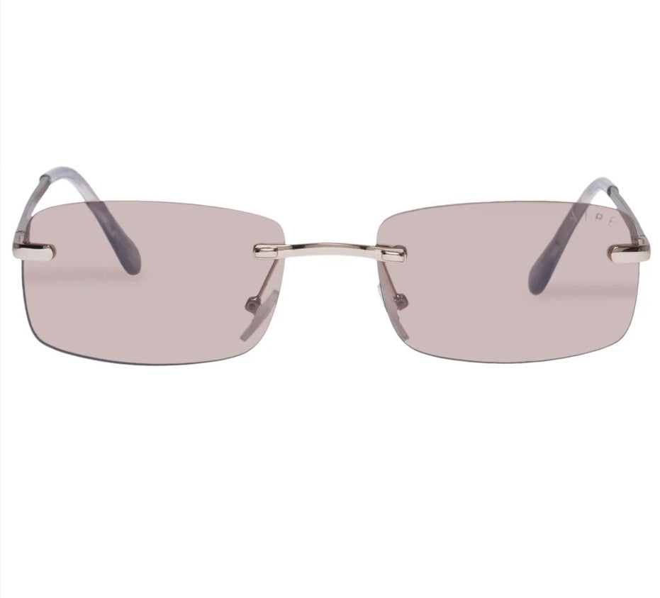 Ursa Polarized Sunglasses for Women & Men - Bright Gold Frame with Tan Tint Lenses - UV Protection, Fashionable & Lightweight for Driving, Beach & Outdoor Activities