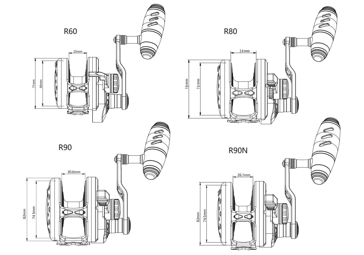 Maxel Rage Drag Conventional Fishing Reels - Saltwater & Freshwater Spinning Reels for Surf Casting, Trolling & Offshore Fishing