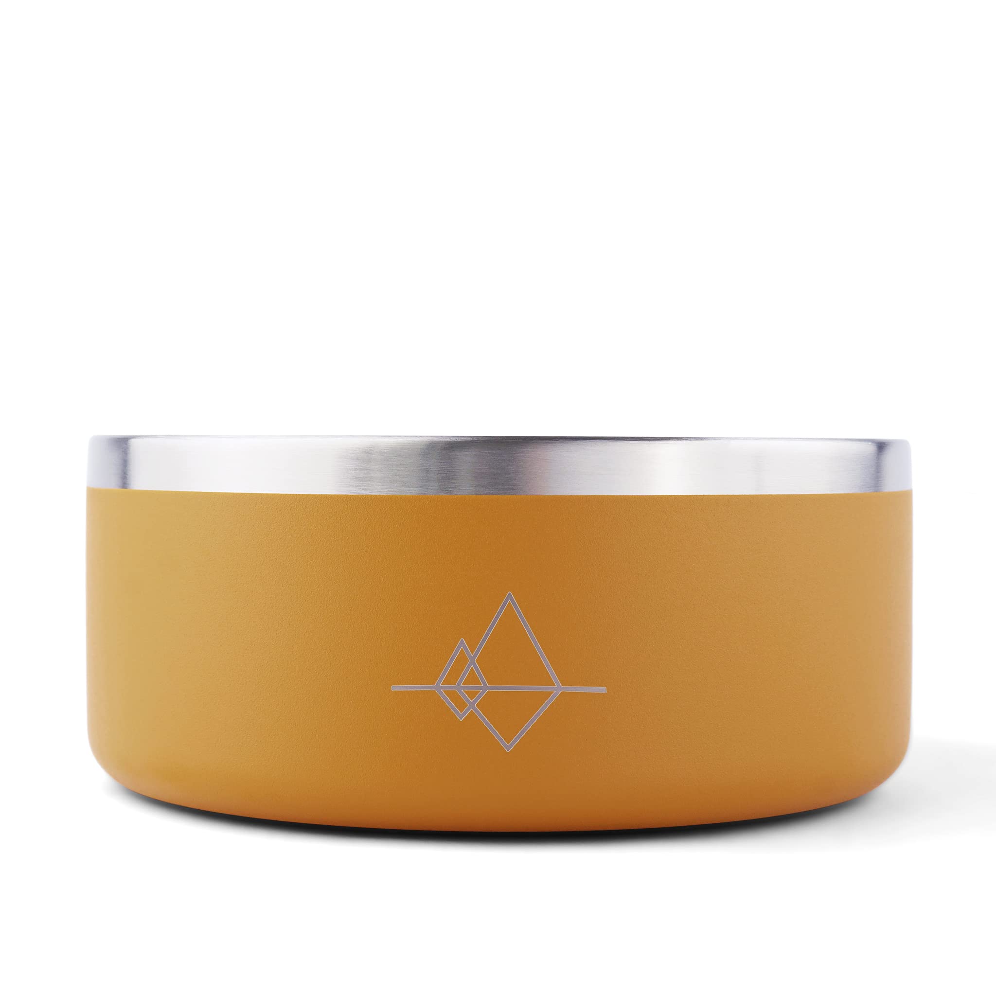 Premium Everest Stainless Steel Double-Walled Vacuum-Insulated Dog Bowl - 64oz Non-Slip Pet Food & Water Dish for Travel, Camping & Outdoor Adventures (Michigan Autumn Color)