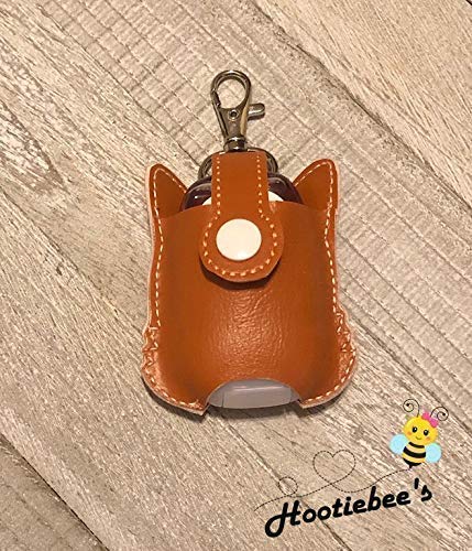 Fox Hand Sanitizer Holder & Lip Balm Organizer - Portable Keychain Clip for Purse, Backpack, Gym Bag - Essential Hygiene Accessory for Travel, Office, School, and Daily Use